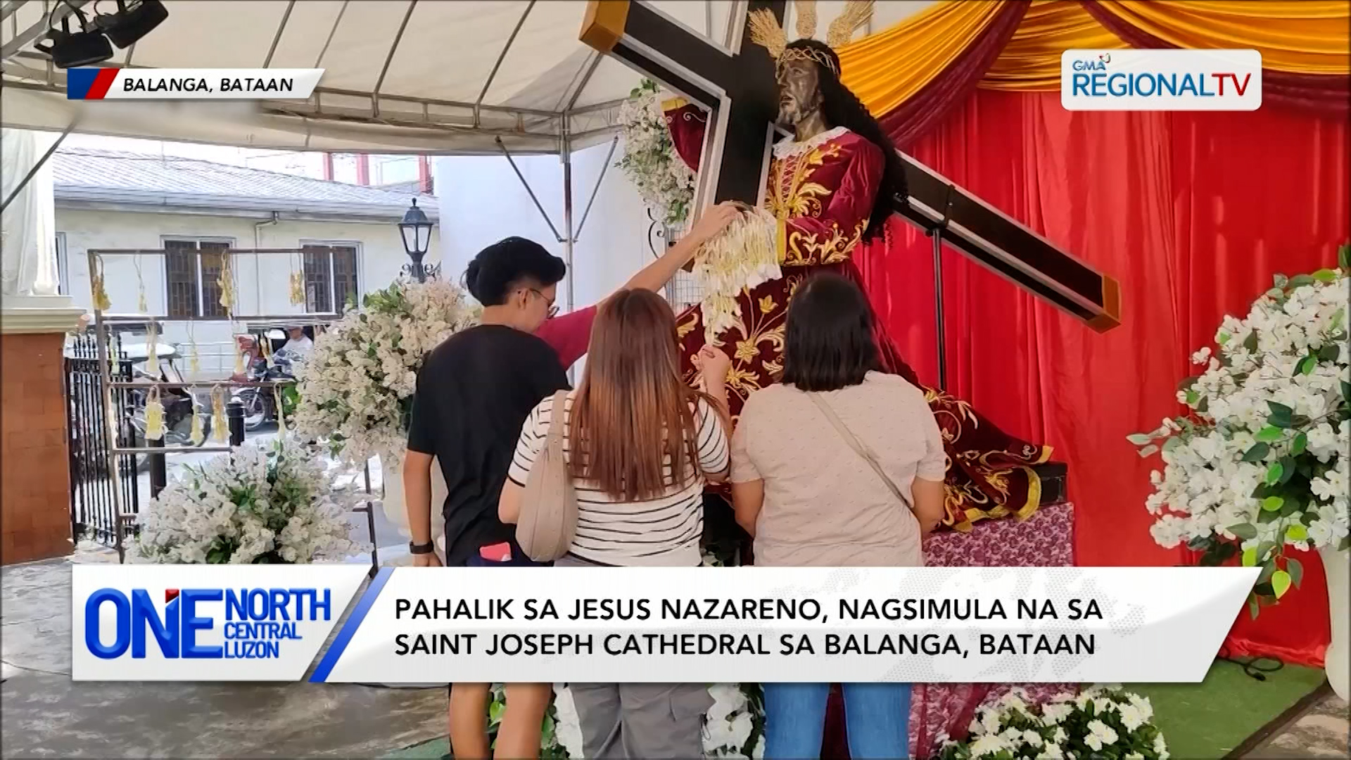 Pahalik sa Jesus Nazareno, nagsimula na sa Saint Joseph Cathedral | One North Central Luzon