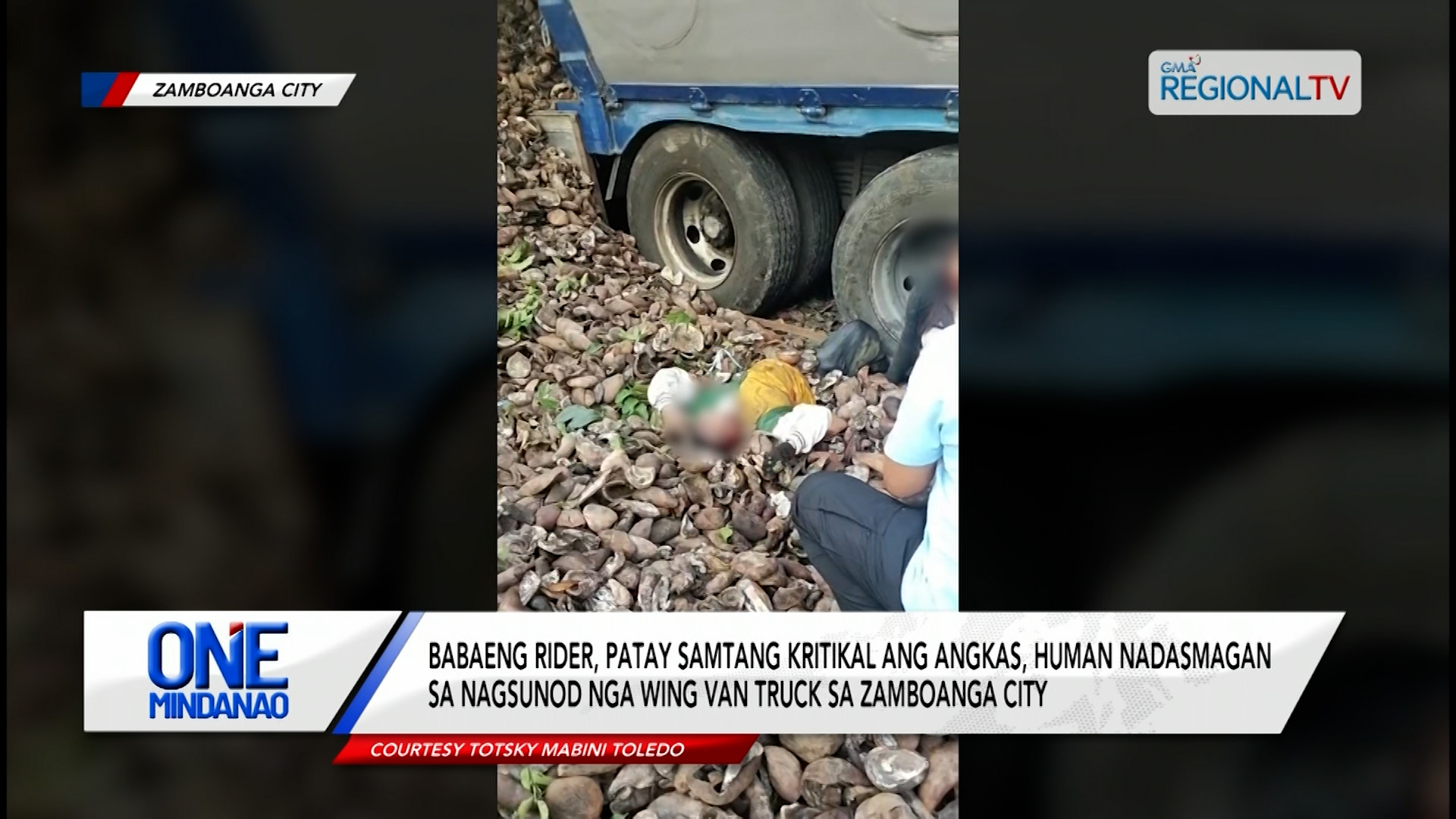 Babaeng rider, patay samtang kritikal ang angkas, human nadasmagan | One Mindanao