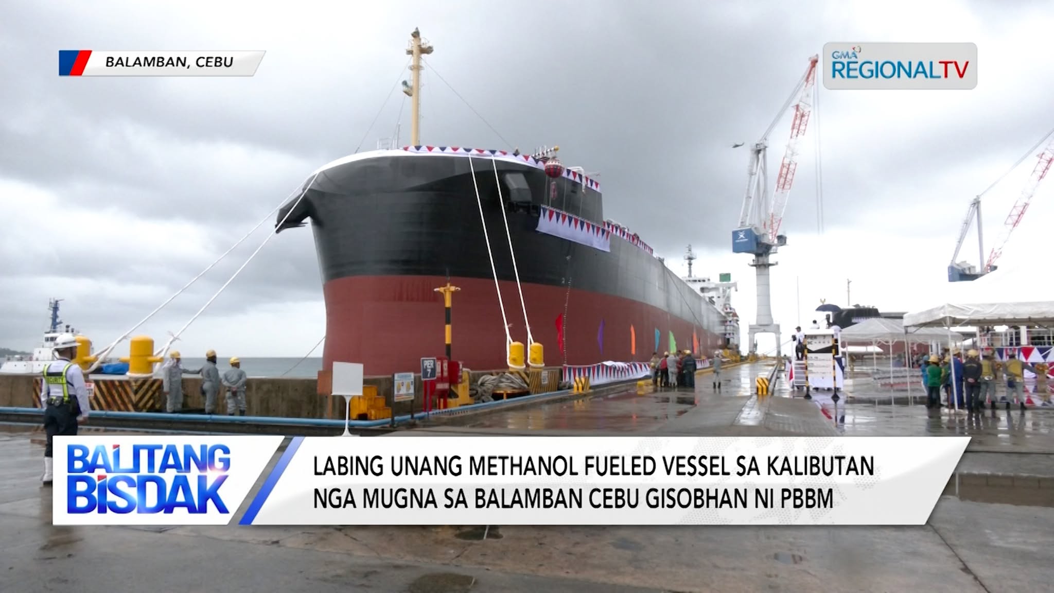 Labing Unang Methanol Fueled Vessel, Gisobhan ni PBBM | Balitang Bisdak