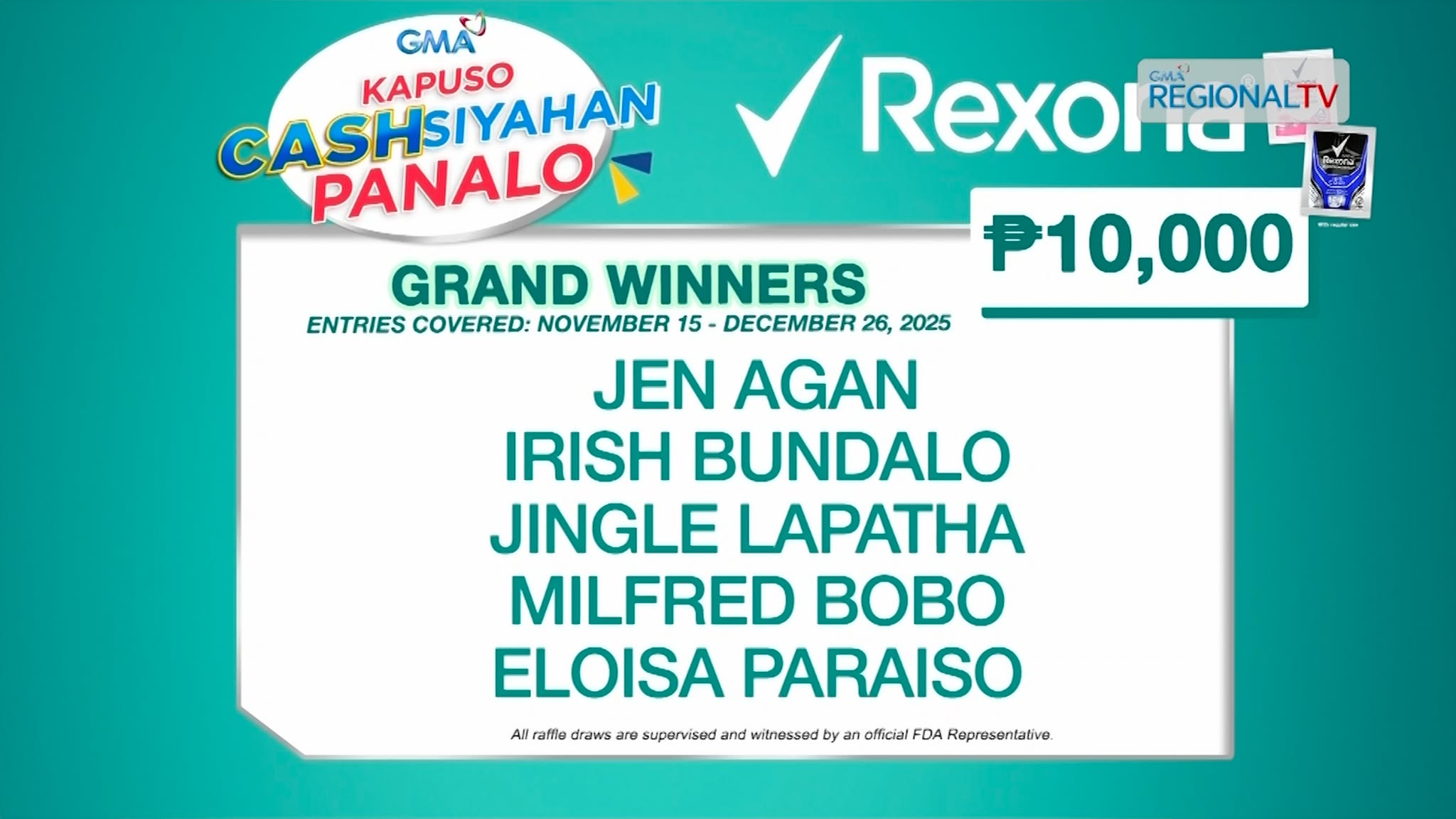 Ania na ang mga Grand Winners sa ‘Cashsiyahan Panalo’ Promo | Balitang Bisdak