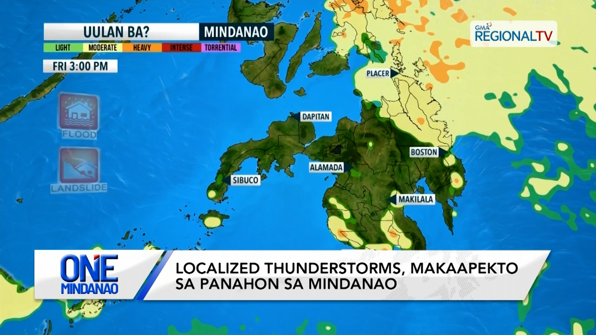 Localized thunderstorms, makaapekto sa panahon sa Mindanao | One Mindanao