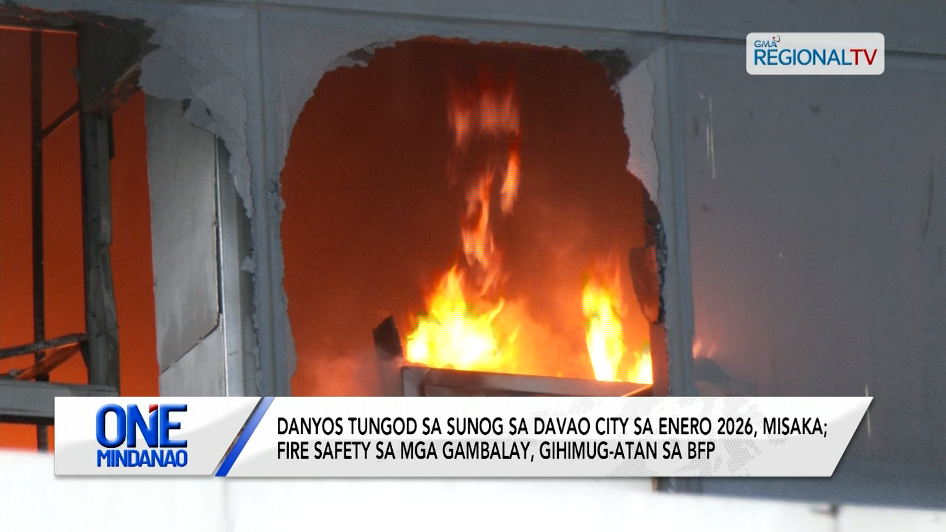 Sagunsong sunog, natala sa Davao City  | One Mindanao