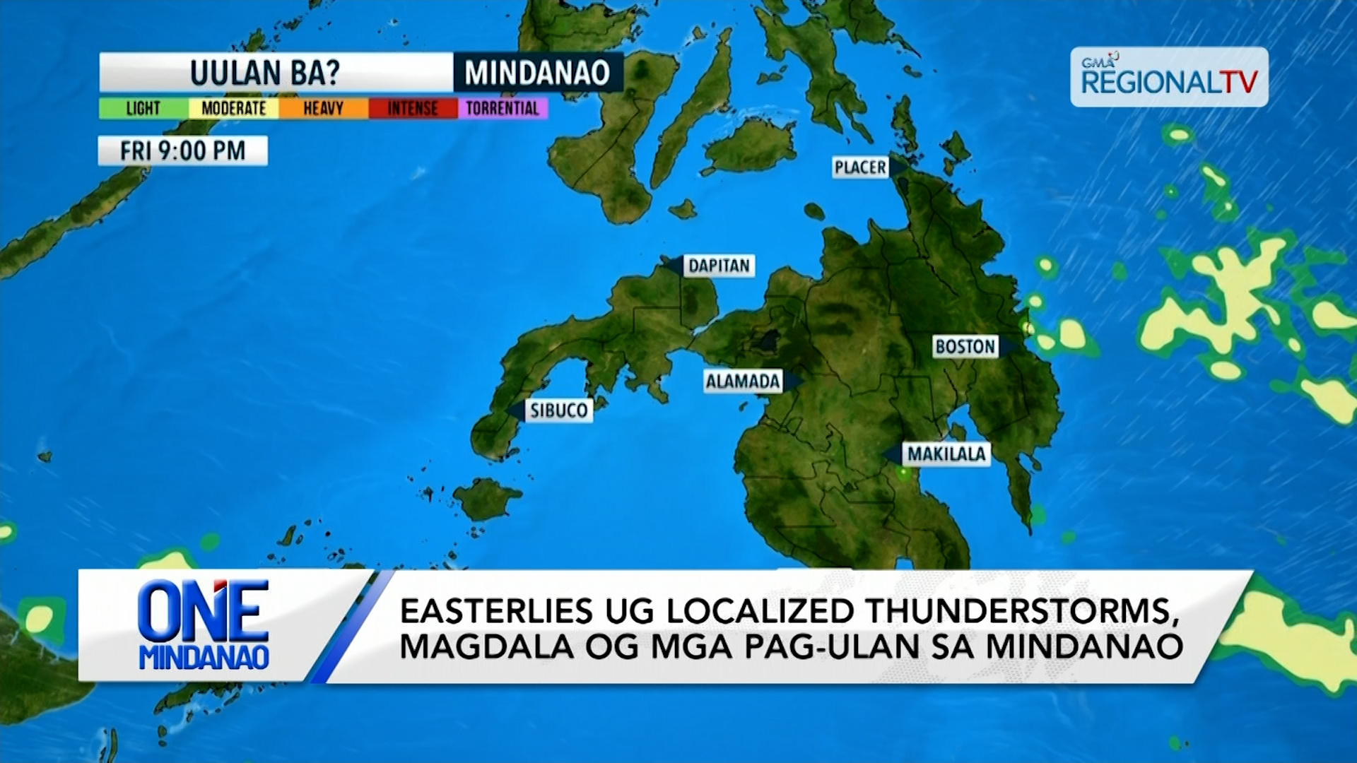 Pag-ulan, masinati gihapon sa Mindanao | One Mindanao