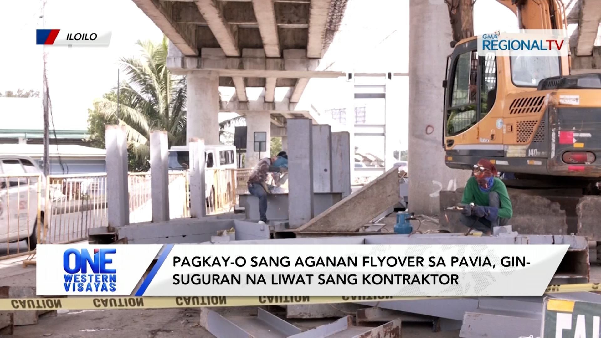 Pagkay-o sang aganan flyover sa Pavia, ginsuguran na liwat sang kontraktor | One Western Visayas