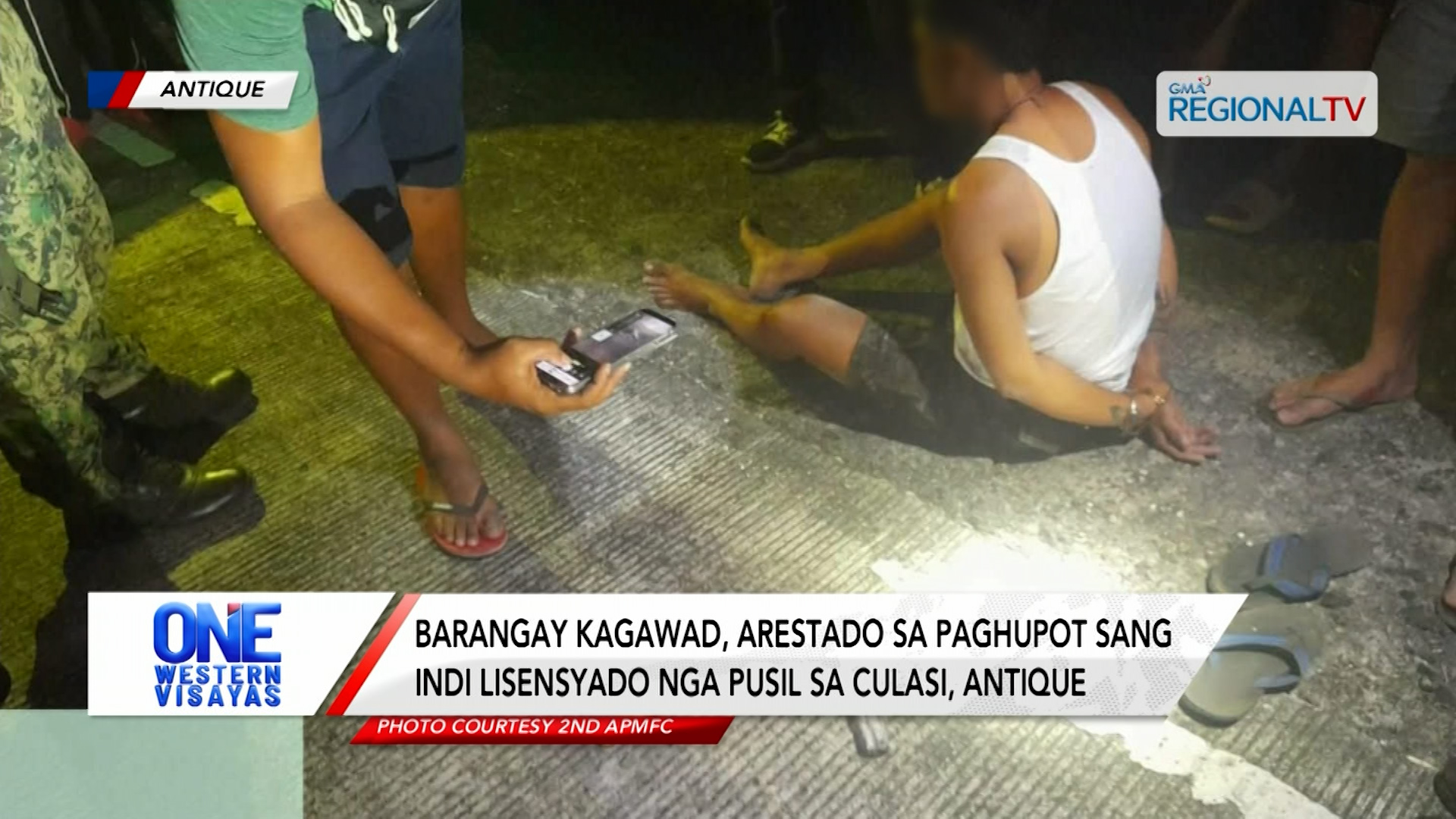 Barangay kagawad arestado sa paghupot sang indi lisensyado nga pusil sa Antique| One Western Visayas