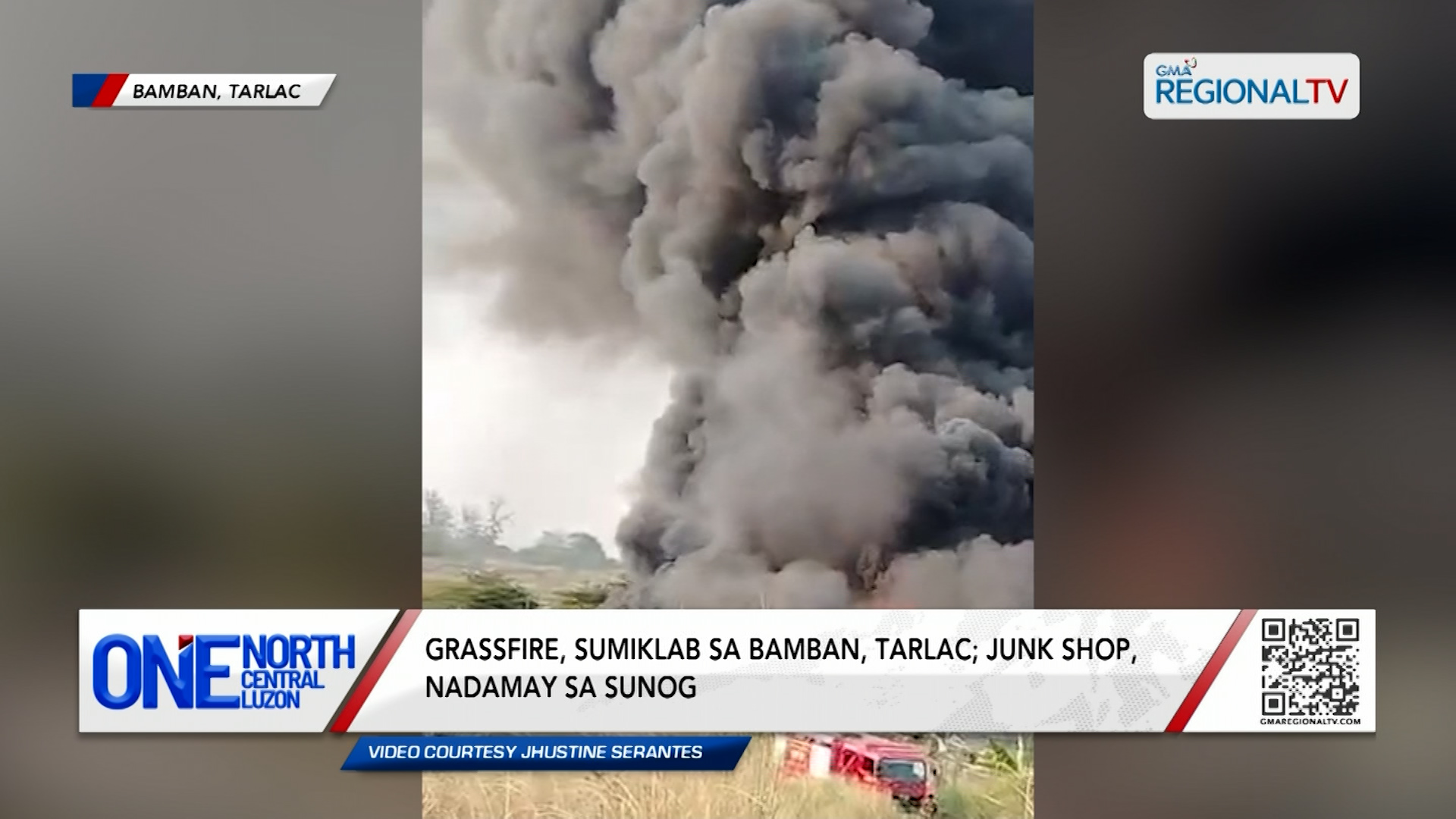 Grassfire, sumiklab sa Bamban, Tarlac | One North Central Luzon