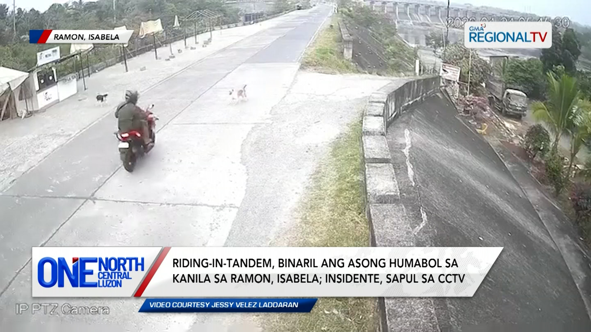 Riding-in-tandem, binaril ang asong humabol sa kanila sa Ramon, Isabela | One North Central Luzon