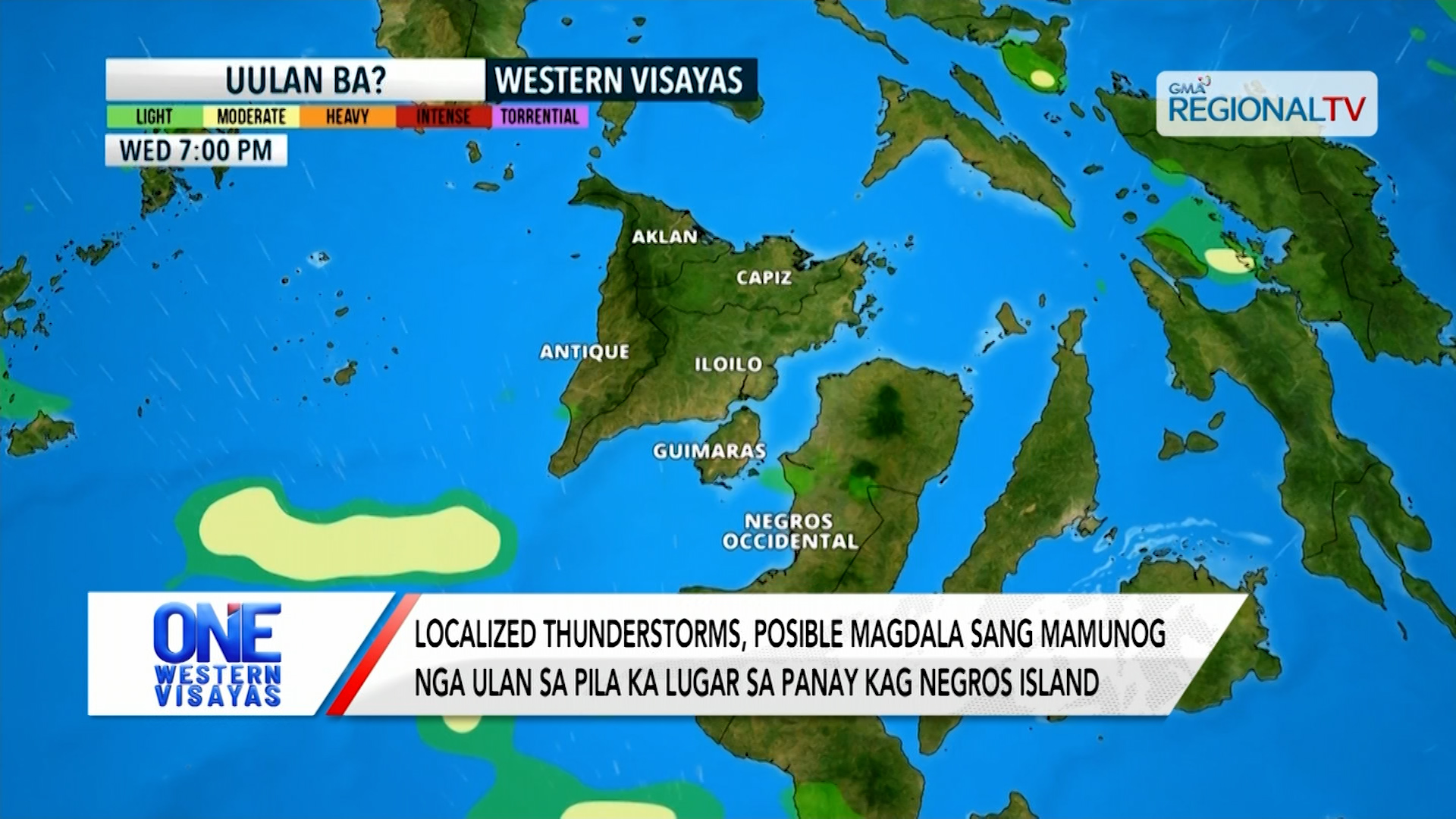 Localized thunderstorms, magadala sang mamunog nga ulan sa Visayas | One Western Visayas