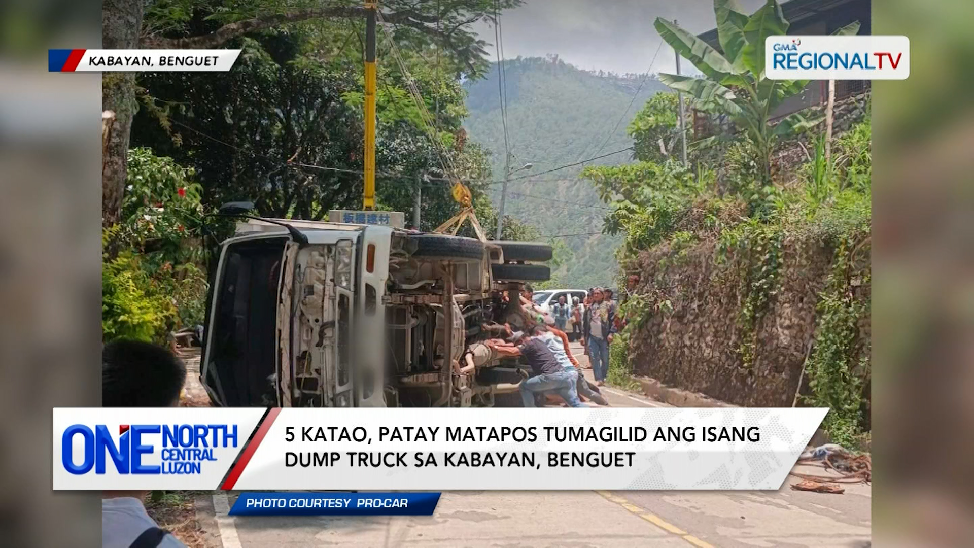5 katao, patay matapos tumagilid ang isang dump truck sa Benguet | One North Central Luzon