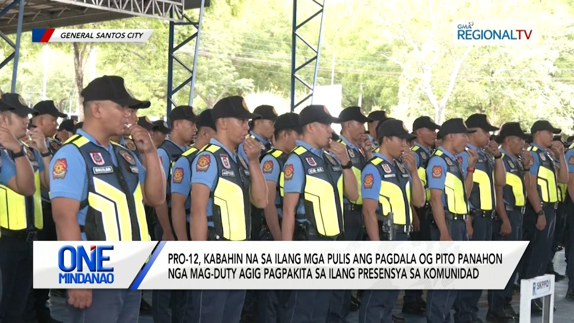 PRO-12, kabahin na sa ilang mga pulis ang pagdala og pito I One Mindanao