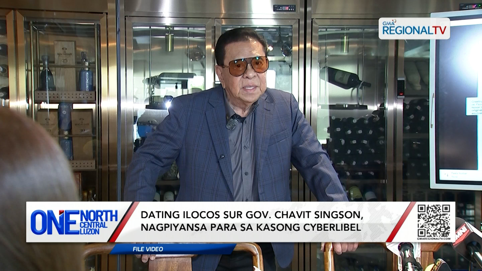 Dating Ilocos Sur Gov. Chavit Singson, nagpiyansa sa kasong cyberlibel | One North Central Luzon