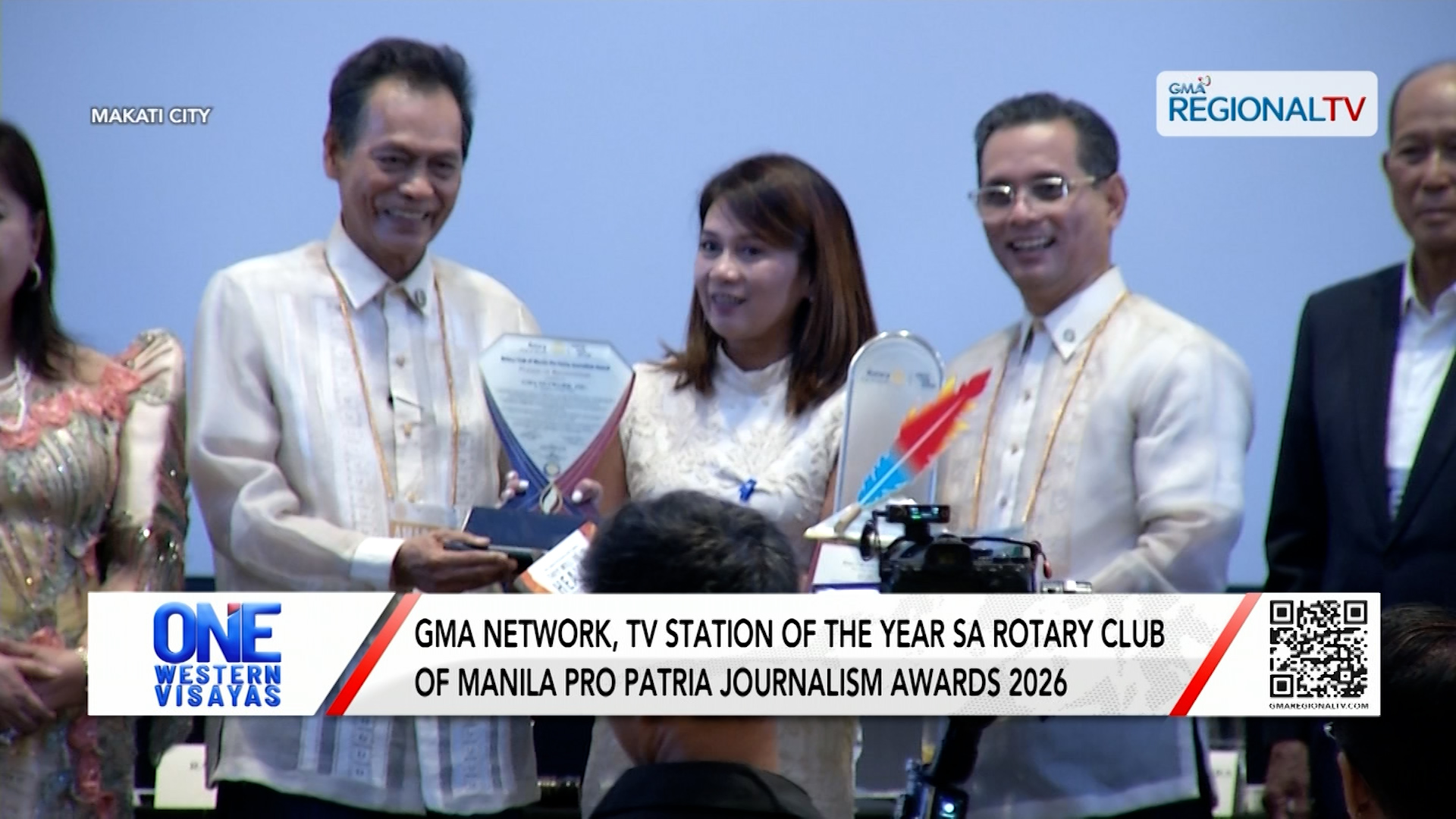 GMA, TV Station of the Year sa Rotary Club Pro Patria Journalism Awards 2026 | One Western Visayas