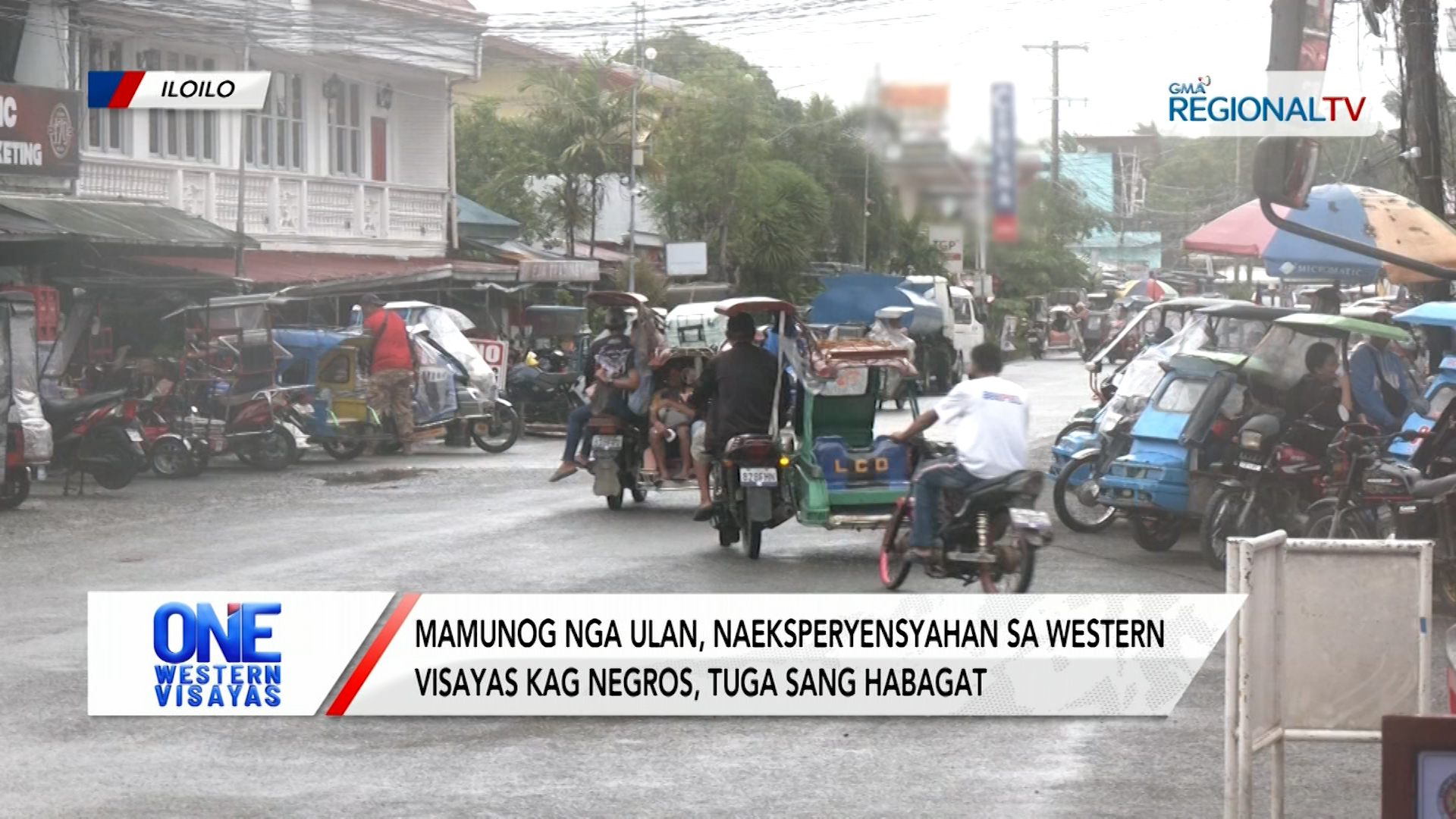 Mamunog nga ulan, naeksperyensyahan sa Western Visayas kag Negros | One Western Visayas