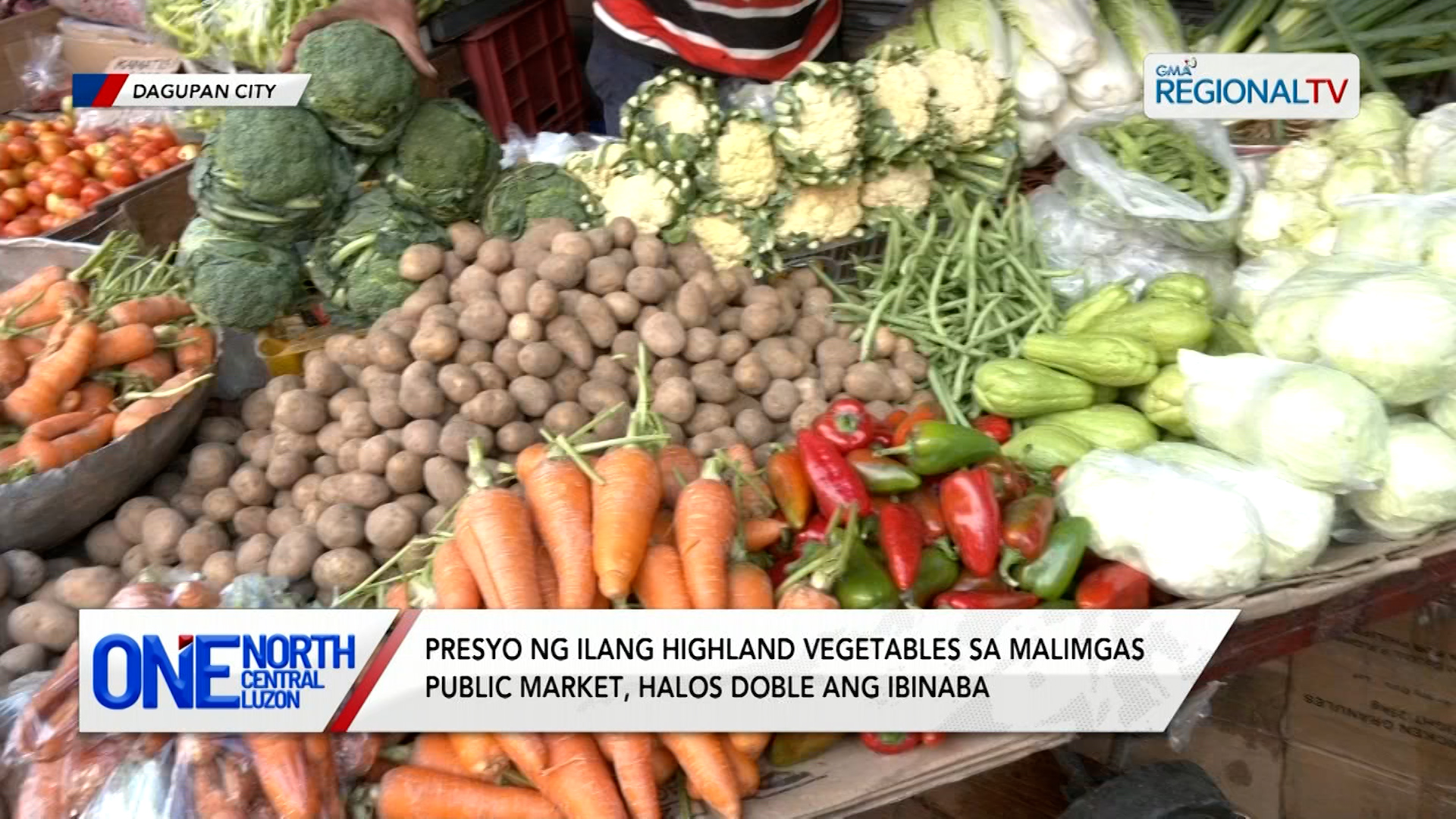 Presyo ng ilang highland vegetables, halos doble ang ibinaba | One North Central Luzon