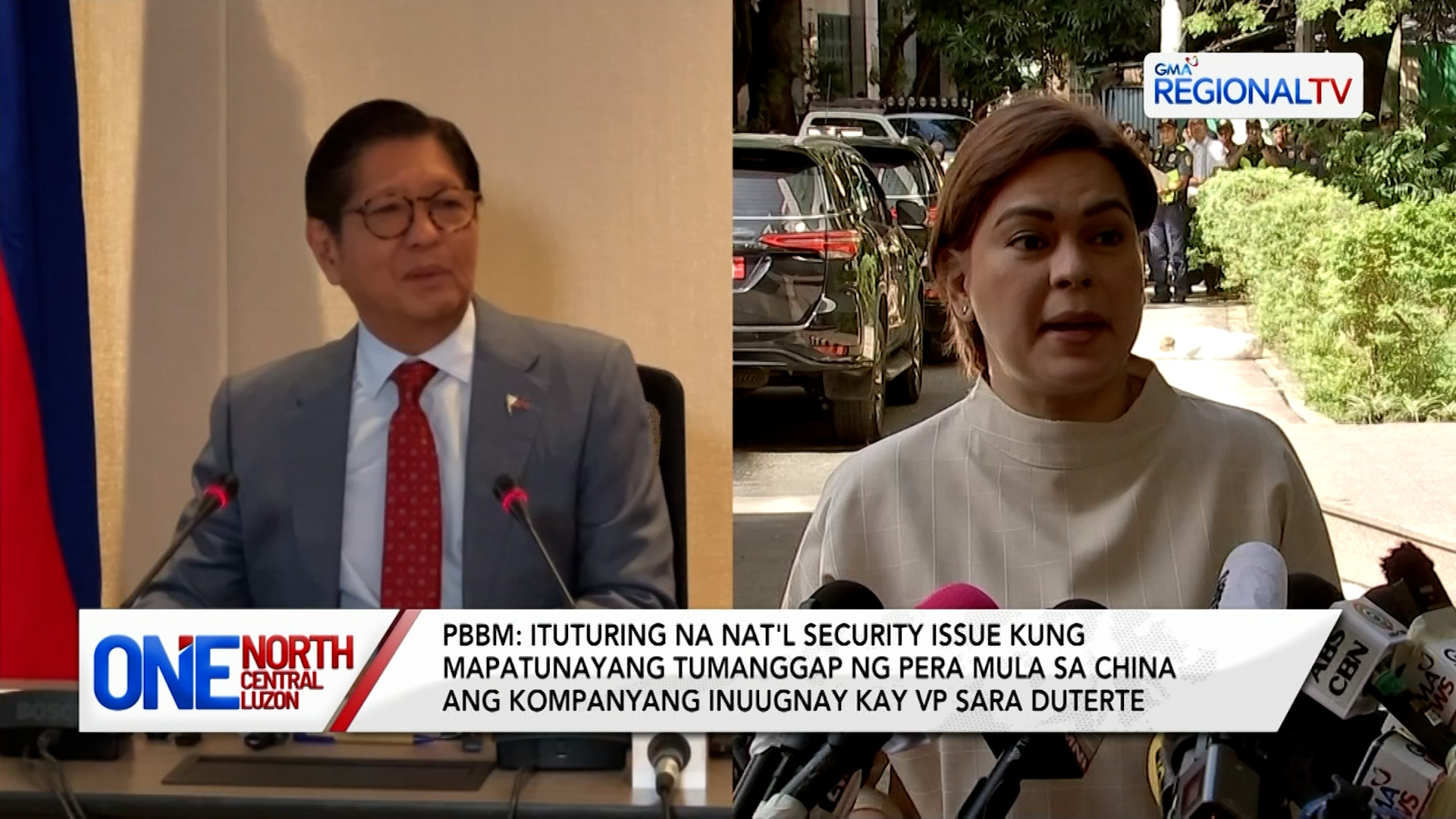 Ituturing na nat'l security issue kung mapatunayang tumanggap ng pera | One North Central Luzon