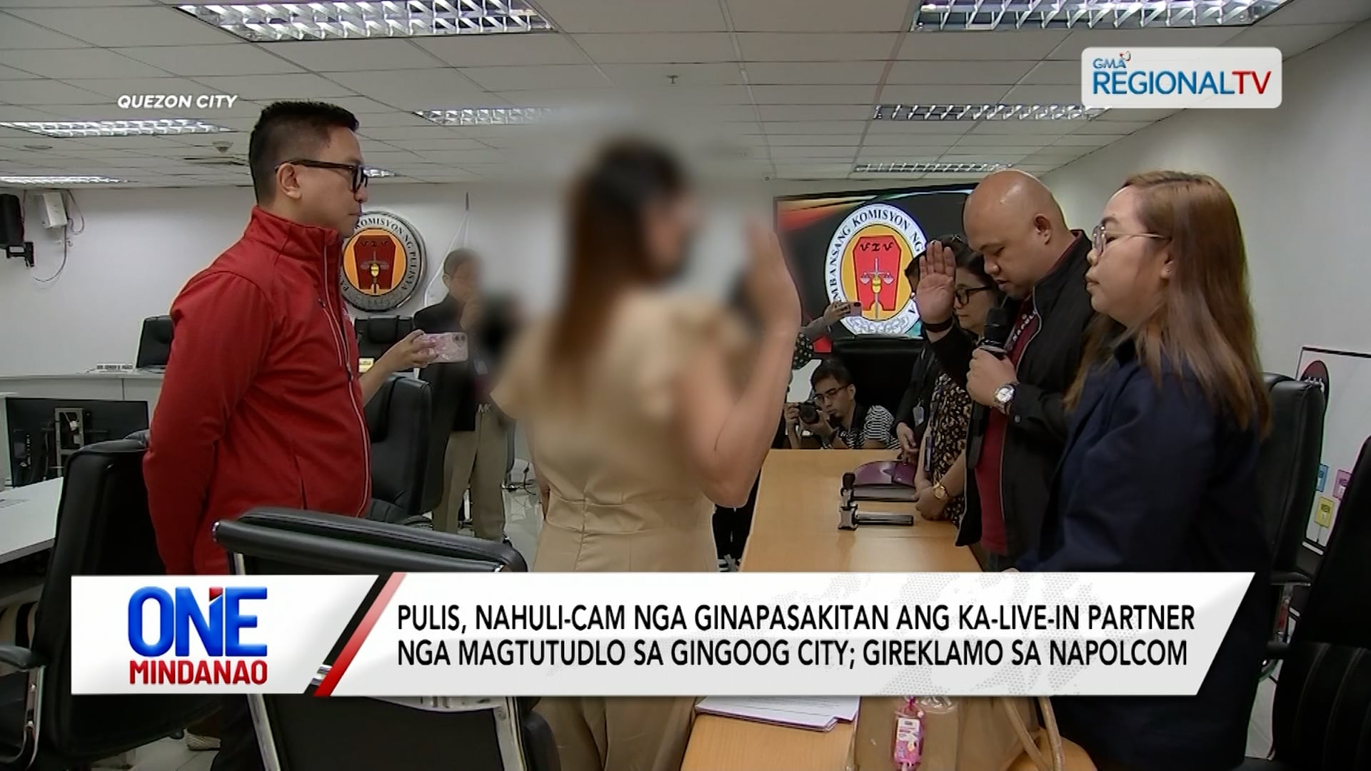 Pagpanakit sa usa ka pulis sa ka-live-in partner nga teacher, nahuli-cam I One Mindanao