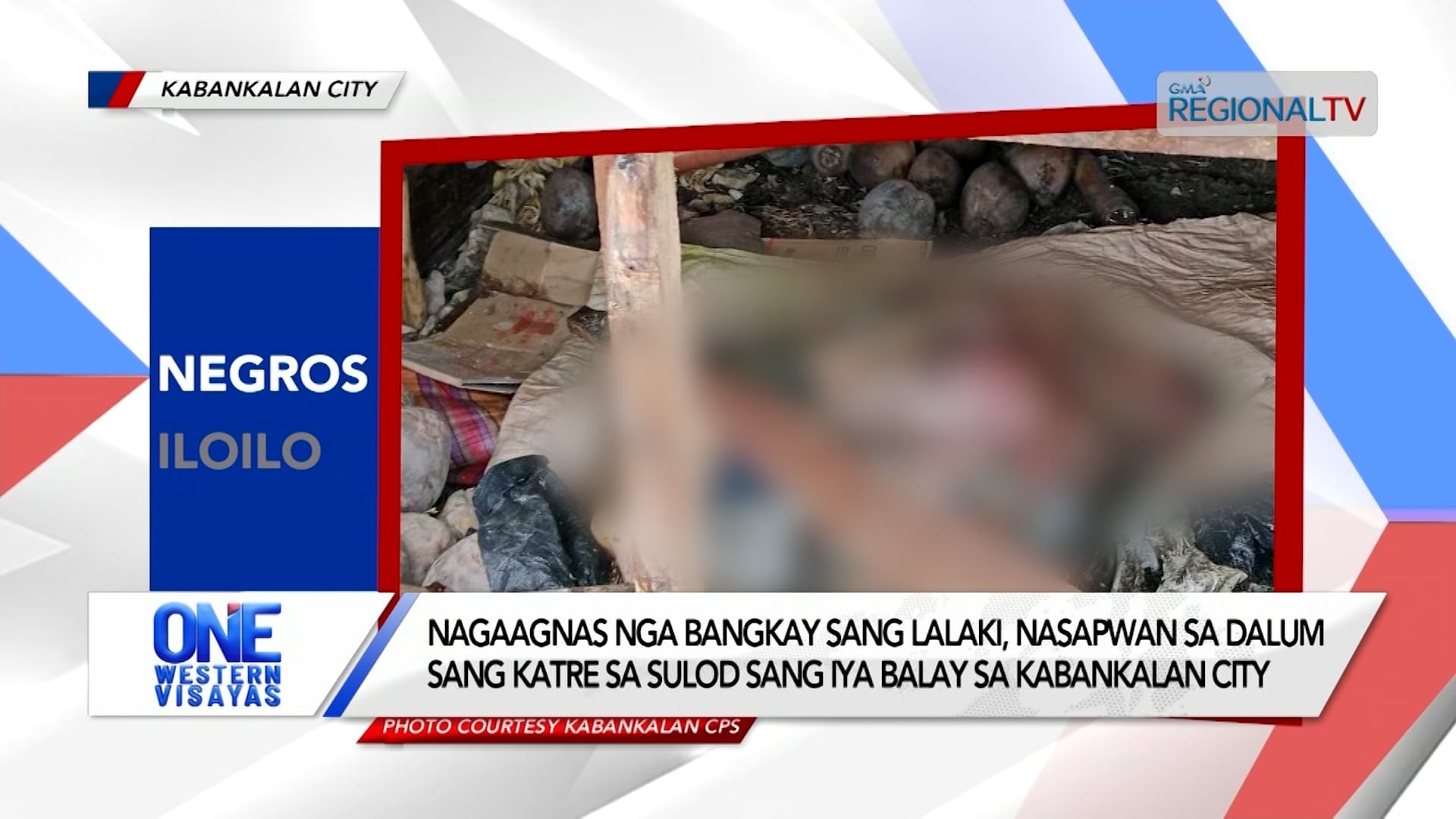 Nagaagnas nga bangkay, nasapwan sa idalum sang katre sa Kabankalan City