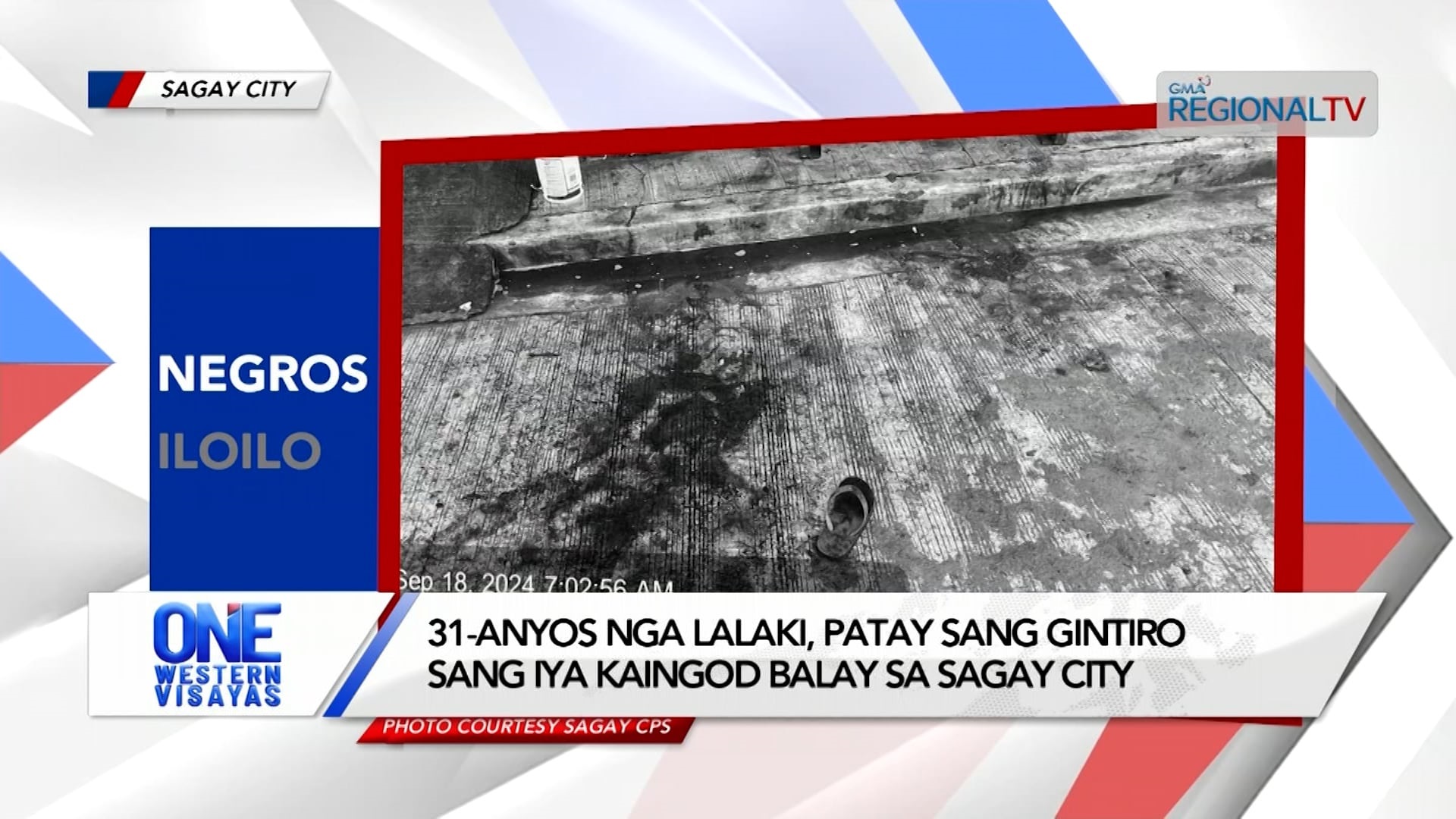 31-anyos nga lalaki, patay sang gintiro sang iya kaingod balay sa Sagay City