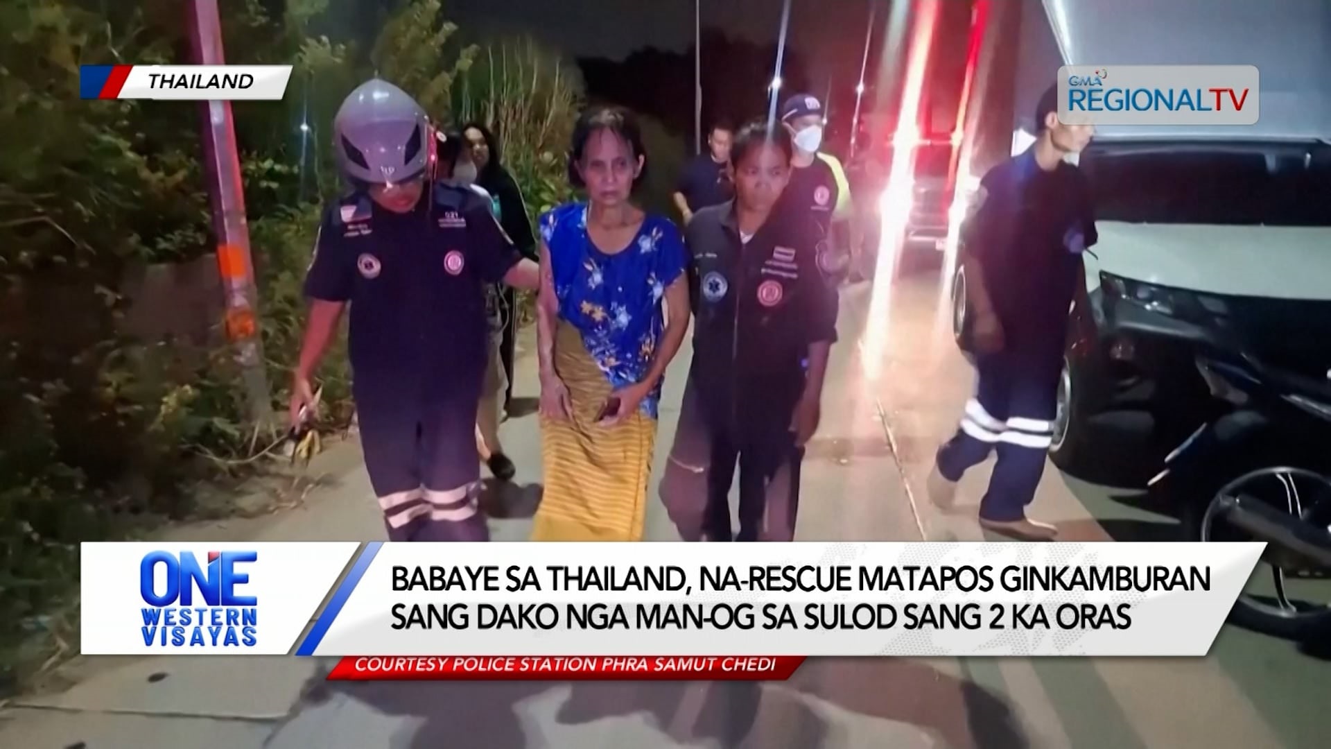 Babaye sa Thailand, ginkamburan sang dako nga man-og sang 2 ka oras; na-rescue