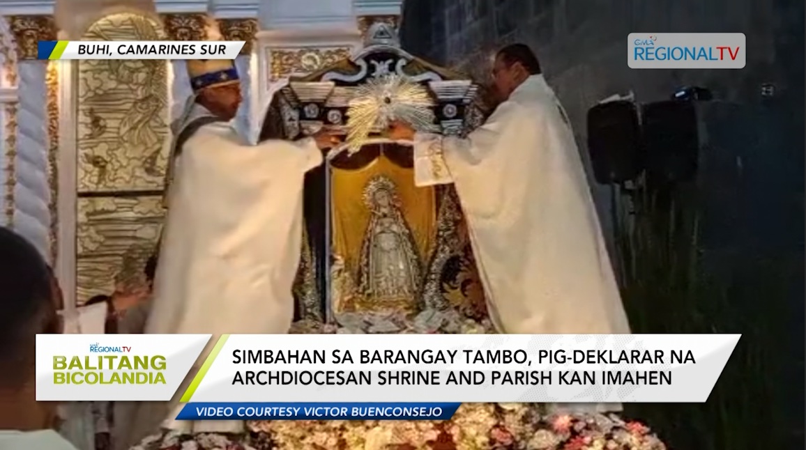 Simbahan sa barangay Tambo, pig-deklarar na Archdiocesan Shrine and Parish