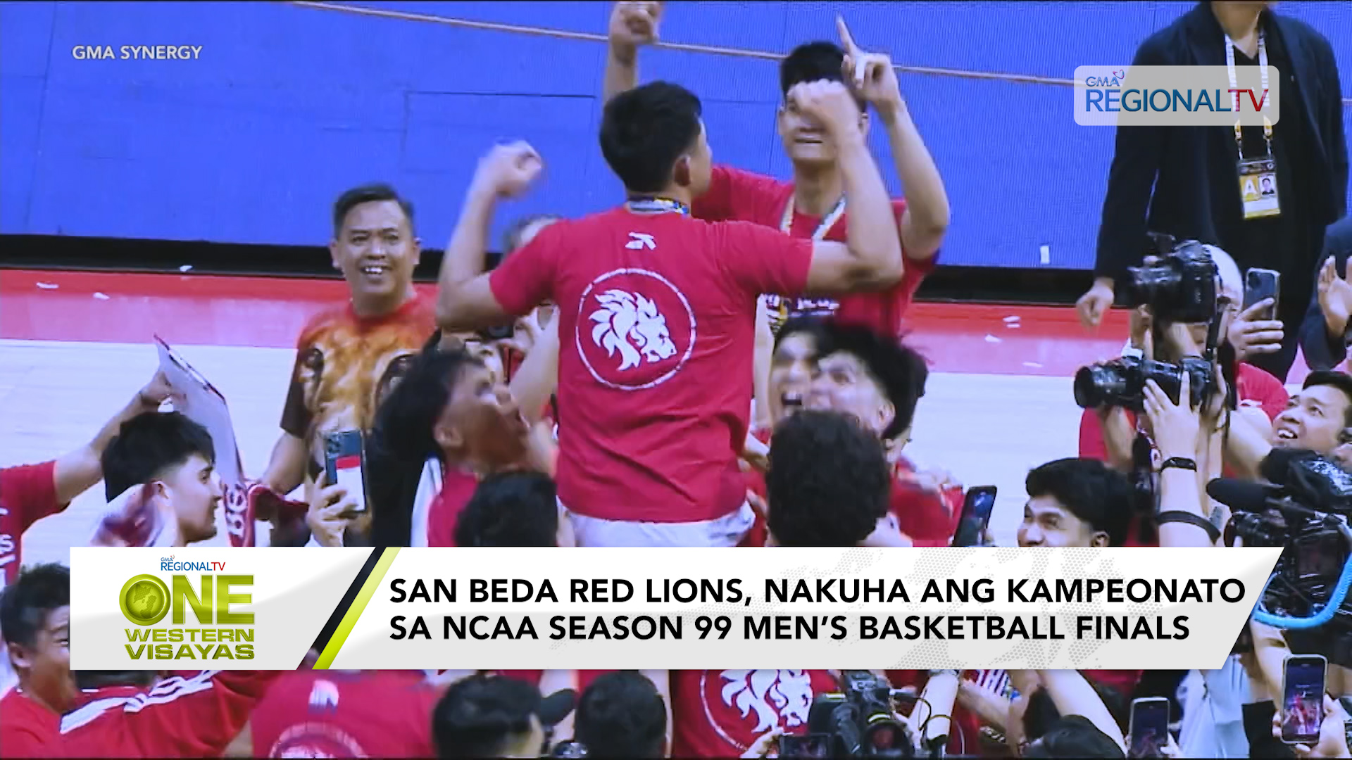 San Beda Red Lions, nakuha ang kampeonato sa NCAA Season 99