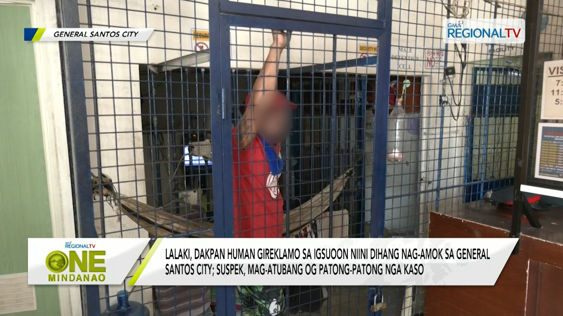 Lalaki, dakpan human gireklamo nga nag-amok sa General Santos City