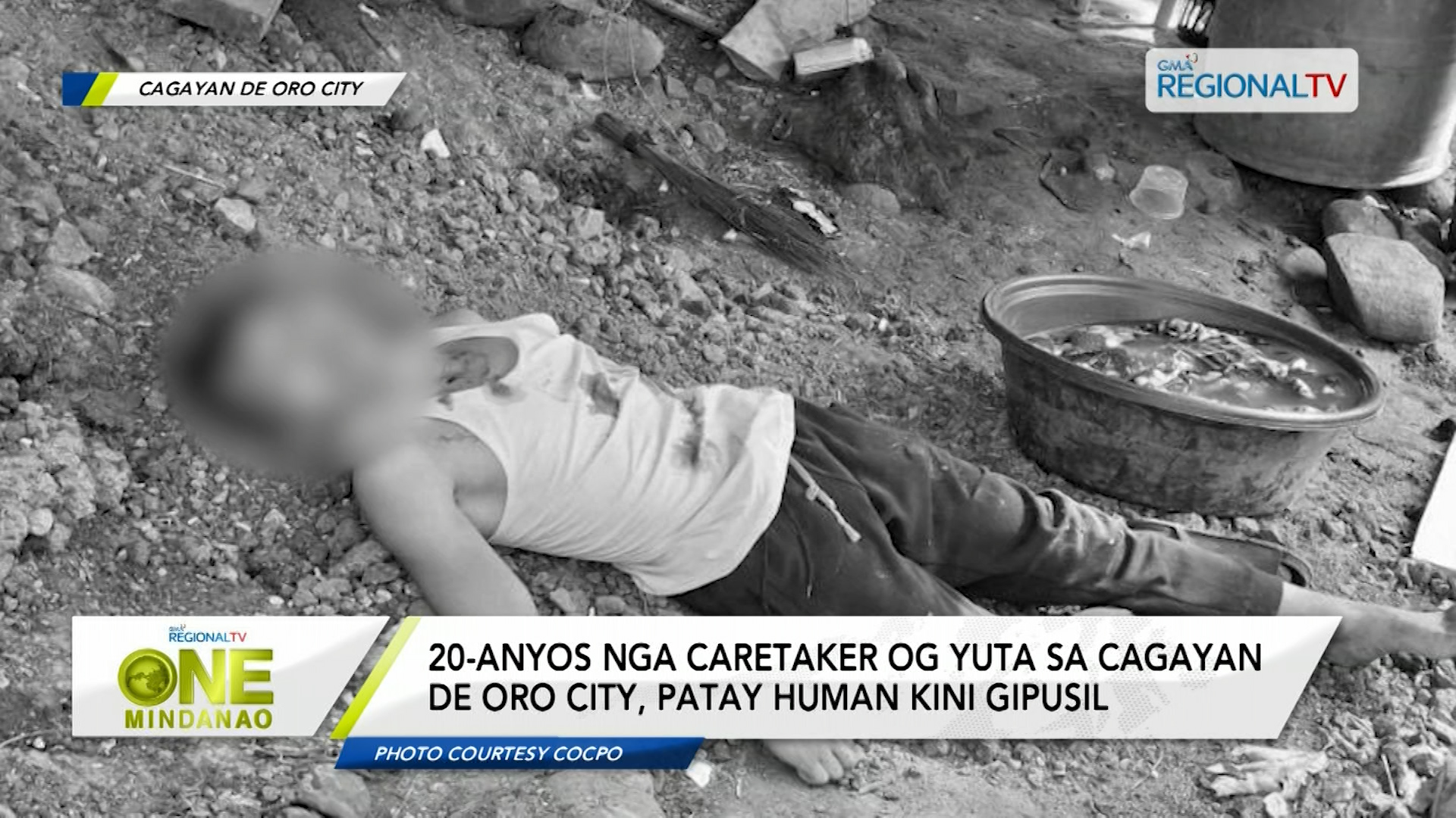 20-anyos nga caretaker og yuta sa Cagayan De Oro City, patay human kini gipusil