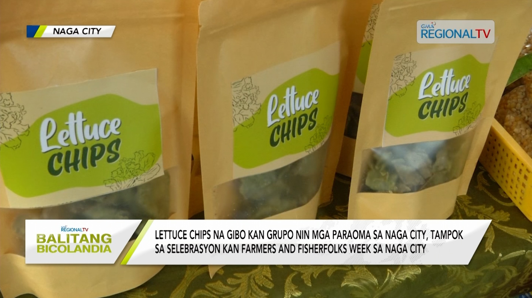 Lettuce chips na gibo kan grupo nin mga paraoma sa Naga City, ipigtampok