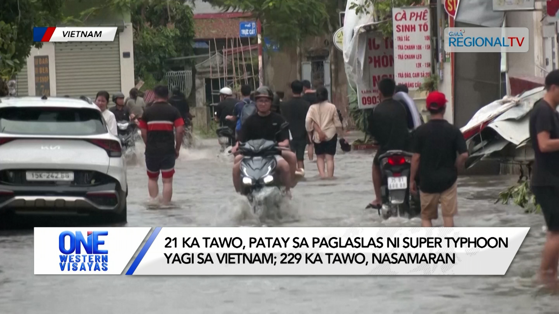 21 ka tawo, patay sa paglaslas ni super typhoon Yagi sa Vietnam; 229 pilason