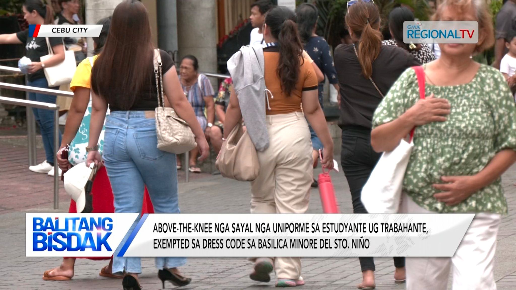 Dress Code sa Basilica Minore del Sto. Niño, tumanon