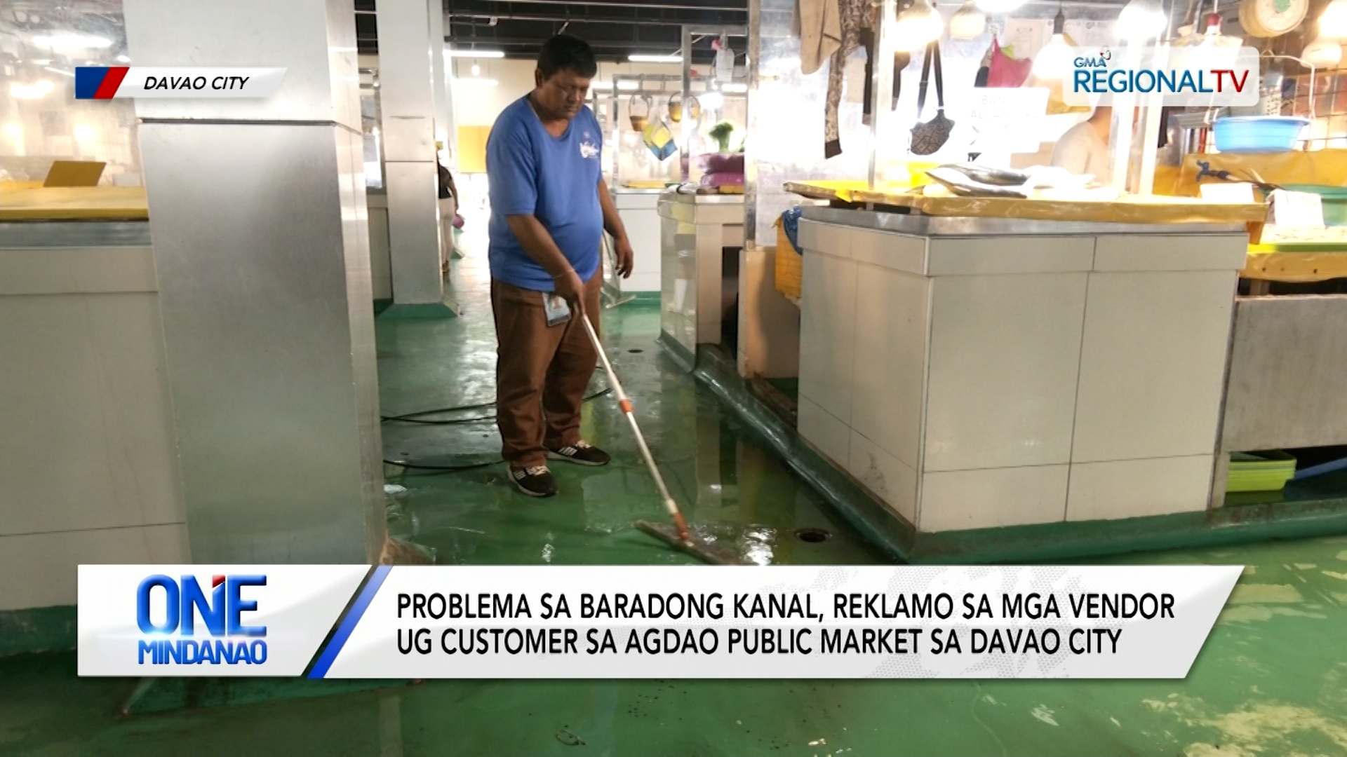 Problema sa baradong kanal, reklamo sa mga vendor ug customer