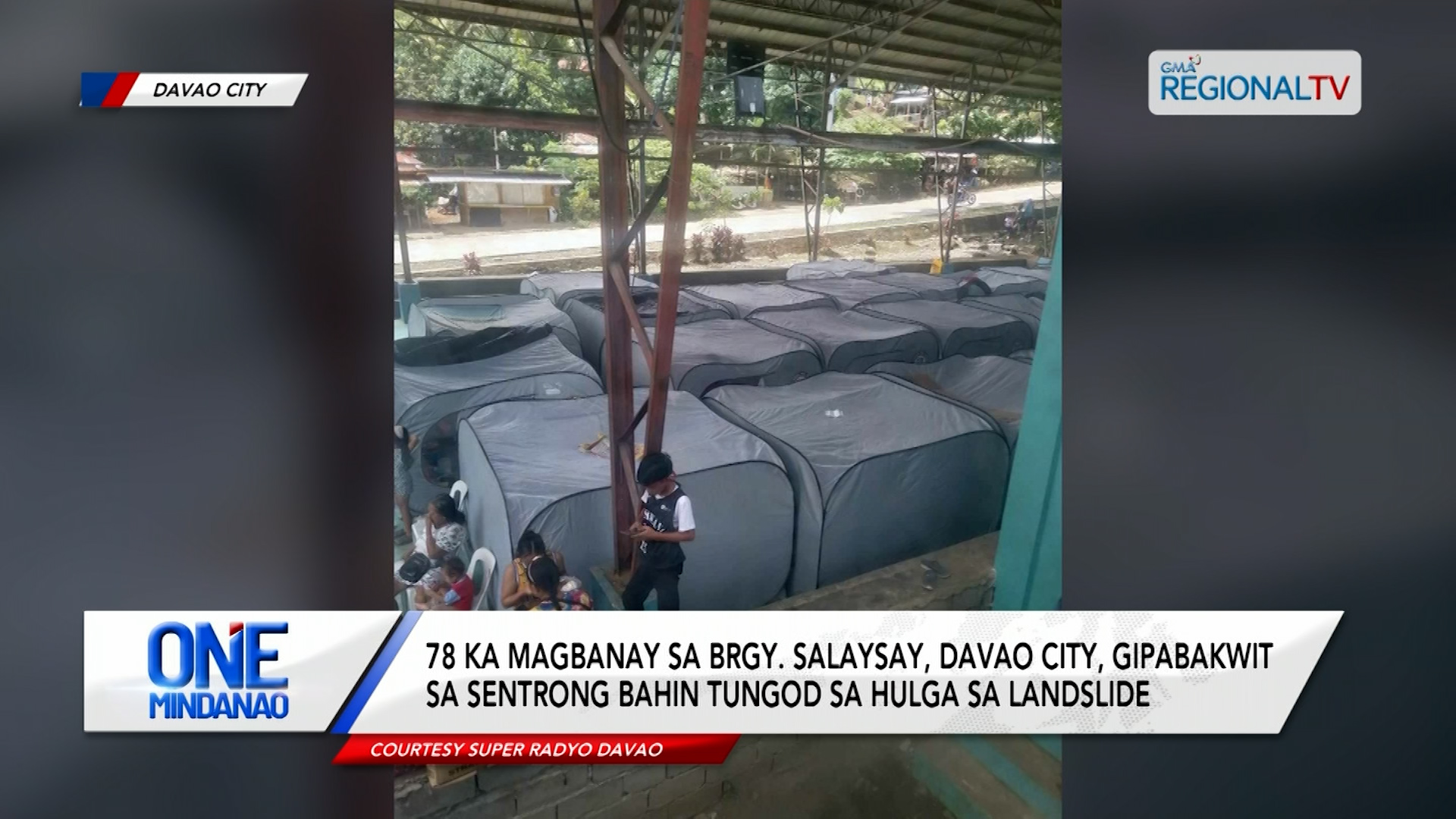 78 ka magbanay sa Brgy. Salaysay, Davao City, gipabakwit