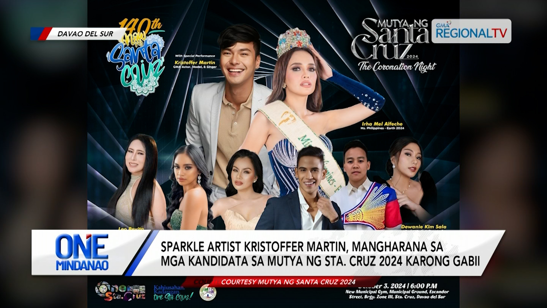 Kristoffer Martin, mangharana sa mga kandidata sa Mutya ng Sta. Cruz 2024
