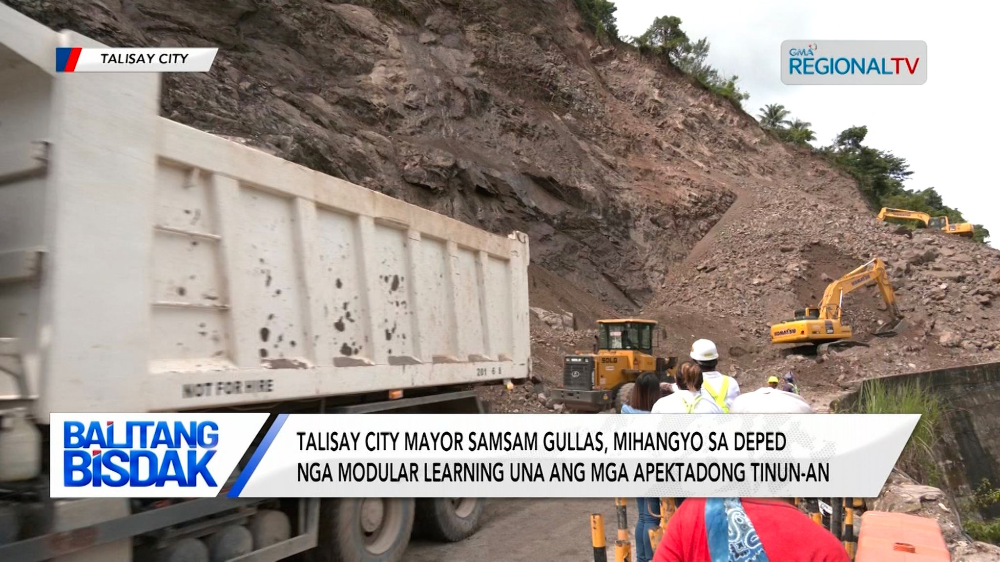 9 ka purok sa Brgy. Manipis, Talisay City, apektado sa landslide