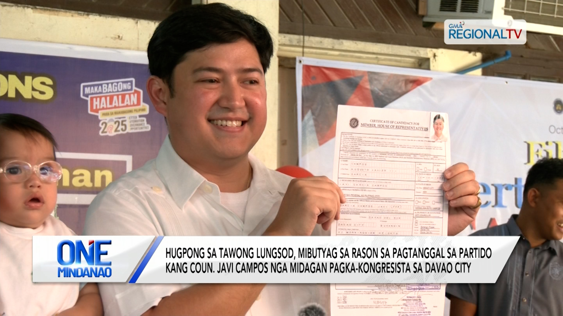 Hugpong sa Tawong Lungsod, mibutyag sa rason sa pagtanggal kang Campos
