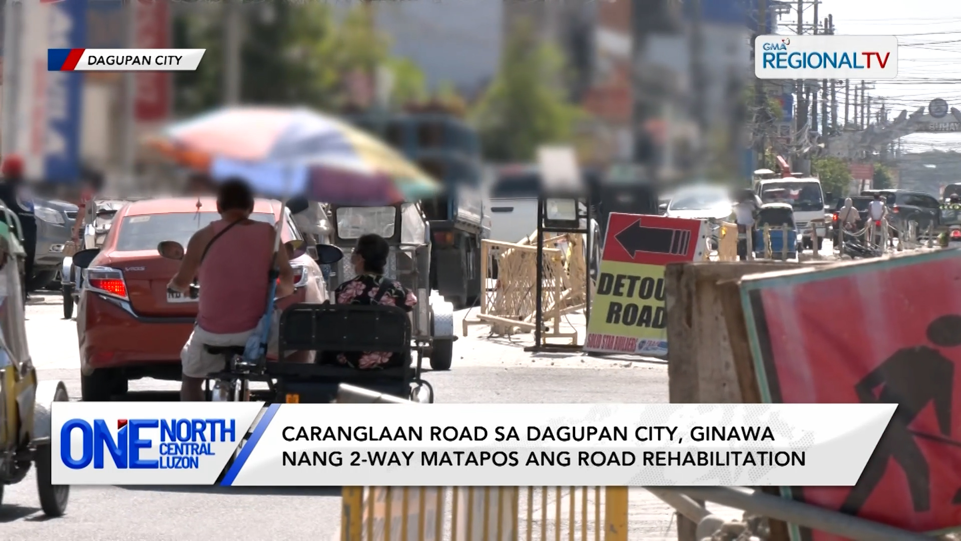 Caranglaan Road sa Dagupan City, ginawa nang 2-way