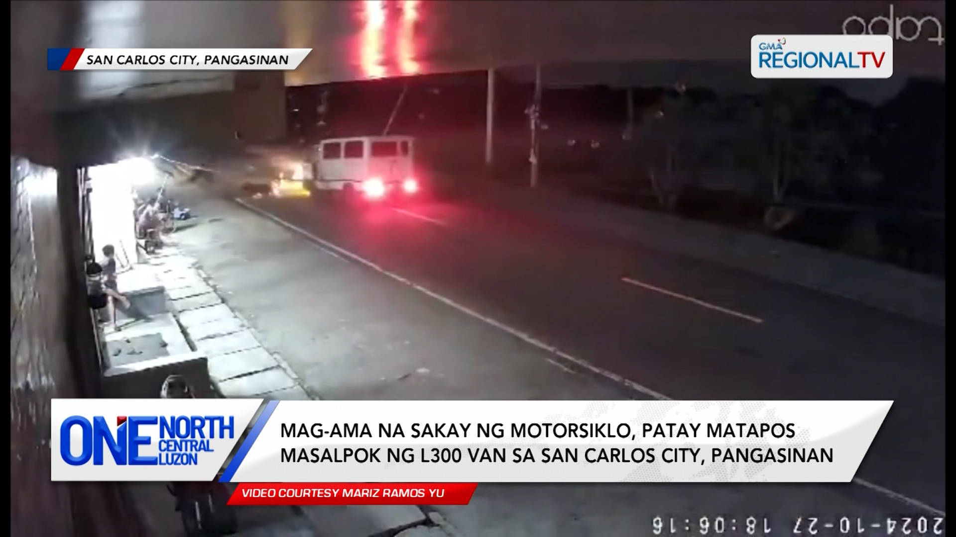 Mag-ama na sakay ng motorsiklo, patay matapos masalpok ng L300 van