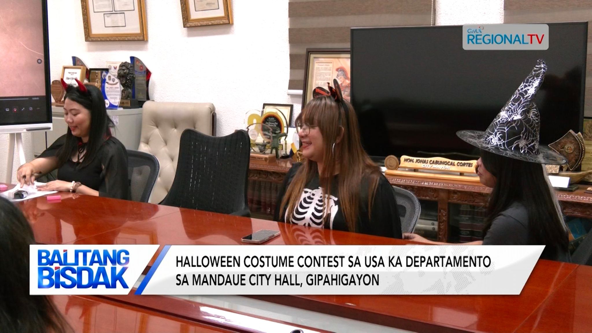 Halloween costume contest, gihimo sa usa ka departamento sa Mandaue City Hall
