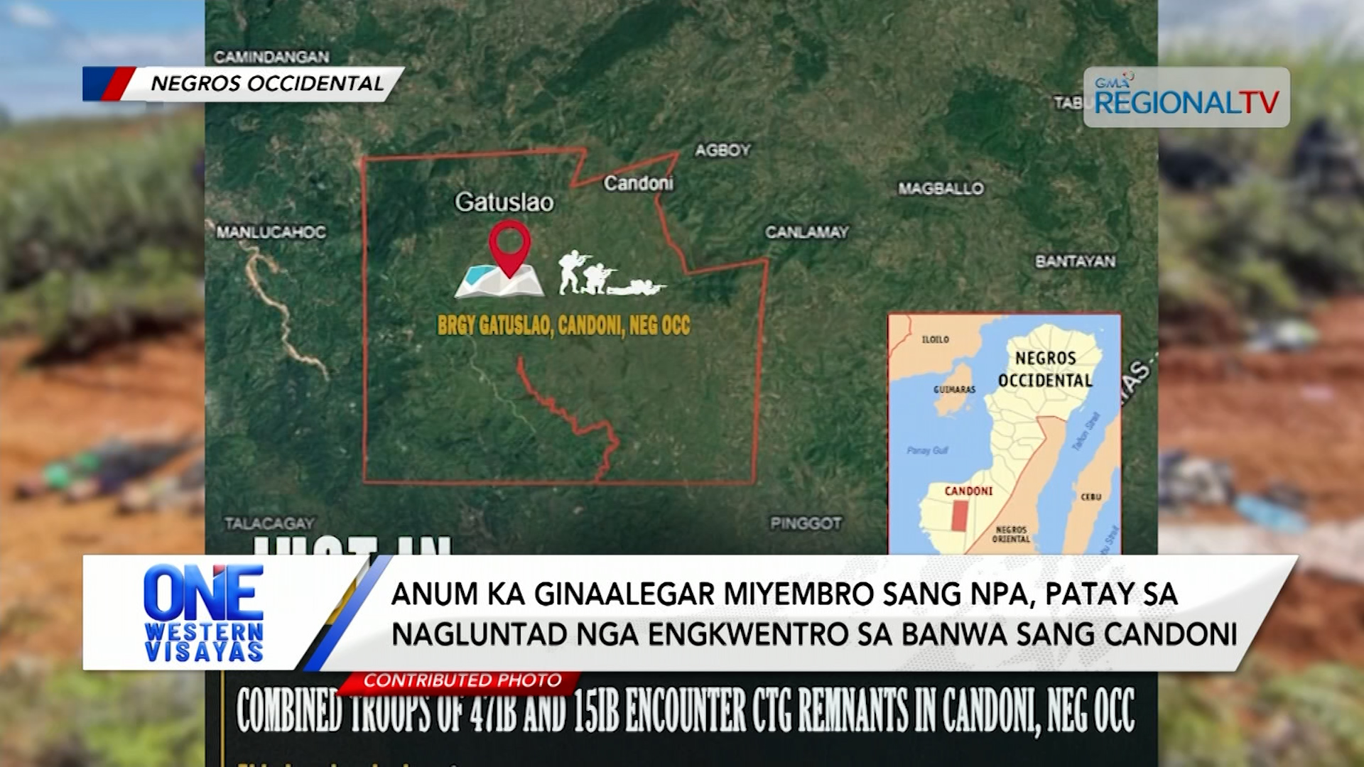 6 ka ginaalegar miyembro sang NPA, patay sa engkwentro sa banwa sang Candoni