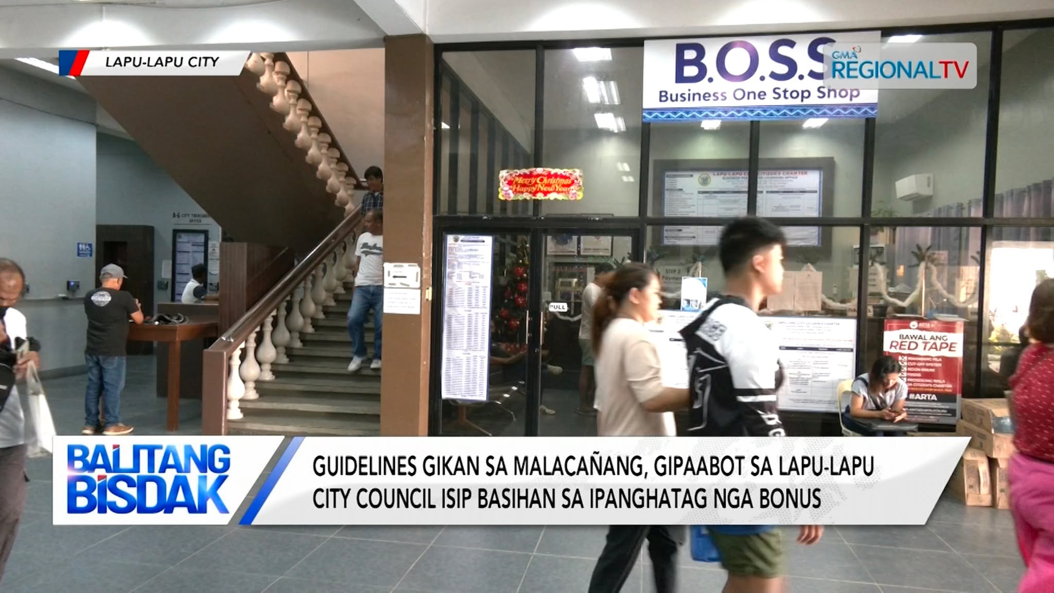 Guidelines gikan sa Malacañang, gipaabot sa Lapu-Lapu City Council para sa bonus