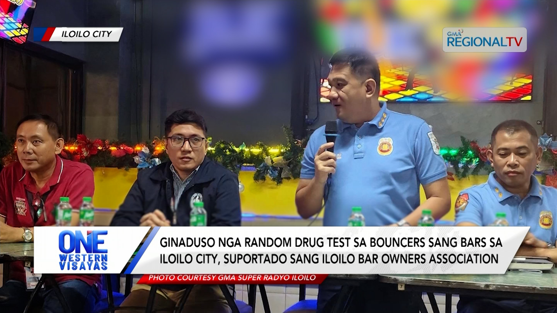 Random drug test sa bouncers sang bars sa Iloilo City suportado sang Bar Owners