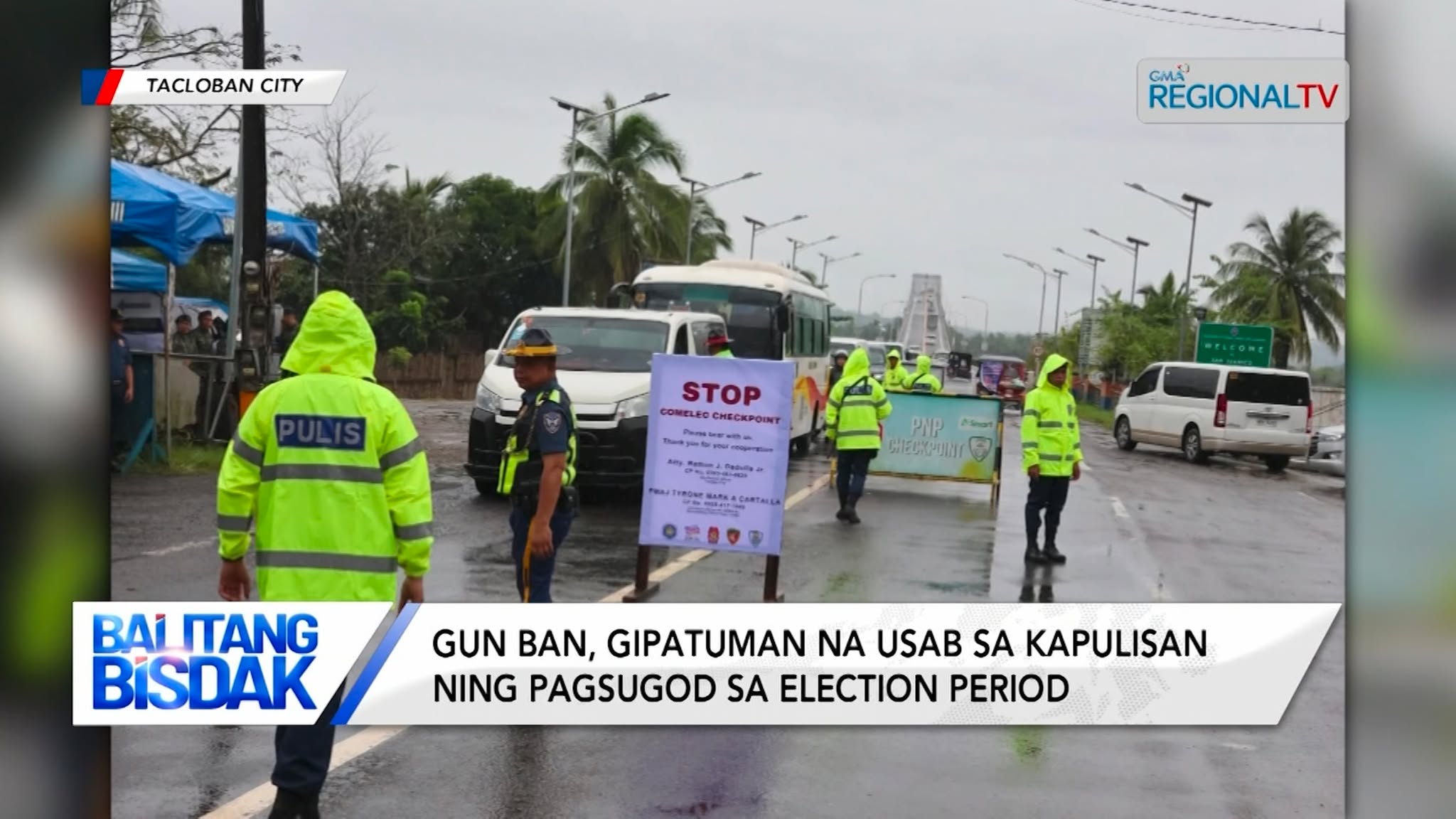 Simultaneous COMELEC Checkpoints, gihimo sa kapulisan sa Central ug Eastern Visayas