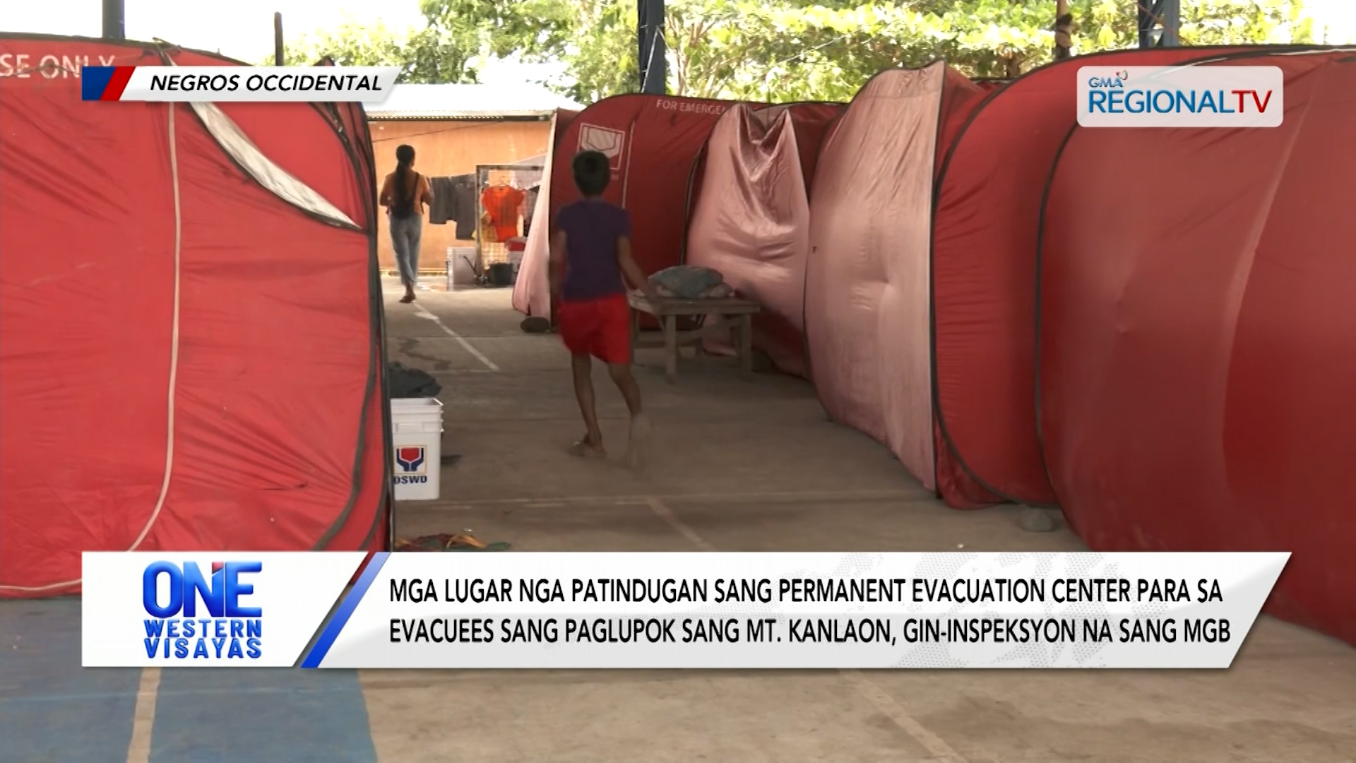 Mga lugar nga patindugan sang permanent evacuation center para sa evacuees