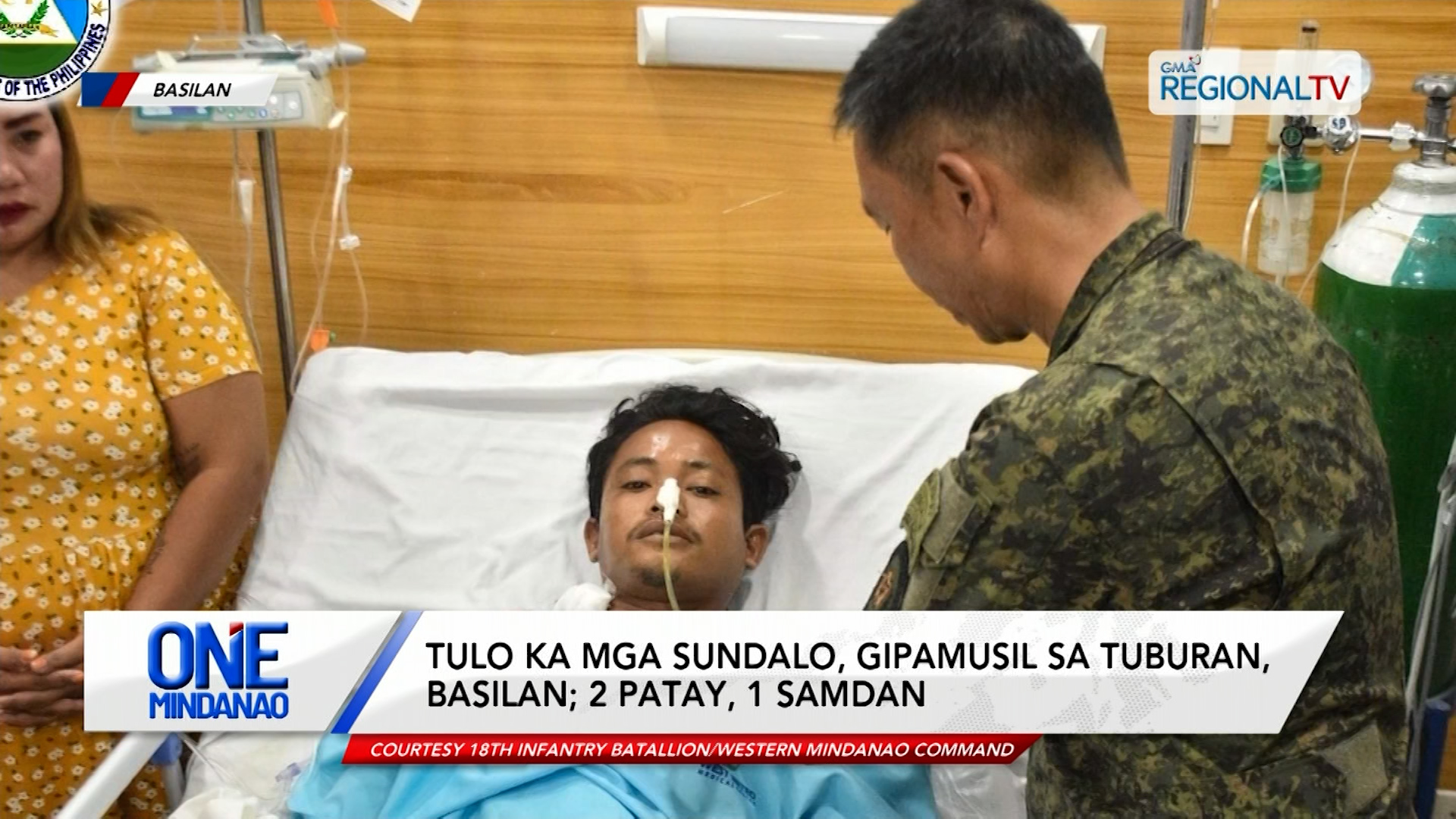 Tulo ka mga sundalo, gipamusil sa Tuburan, Basilan; 2 patay, 1 samdan