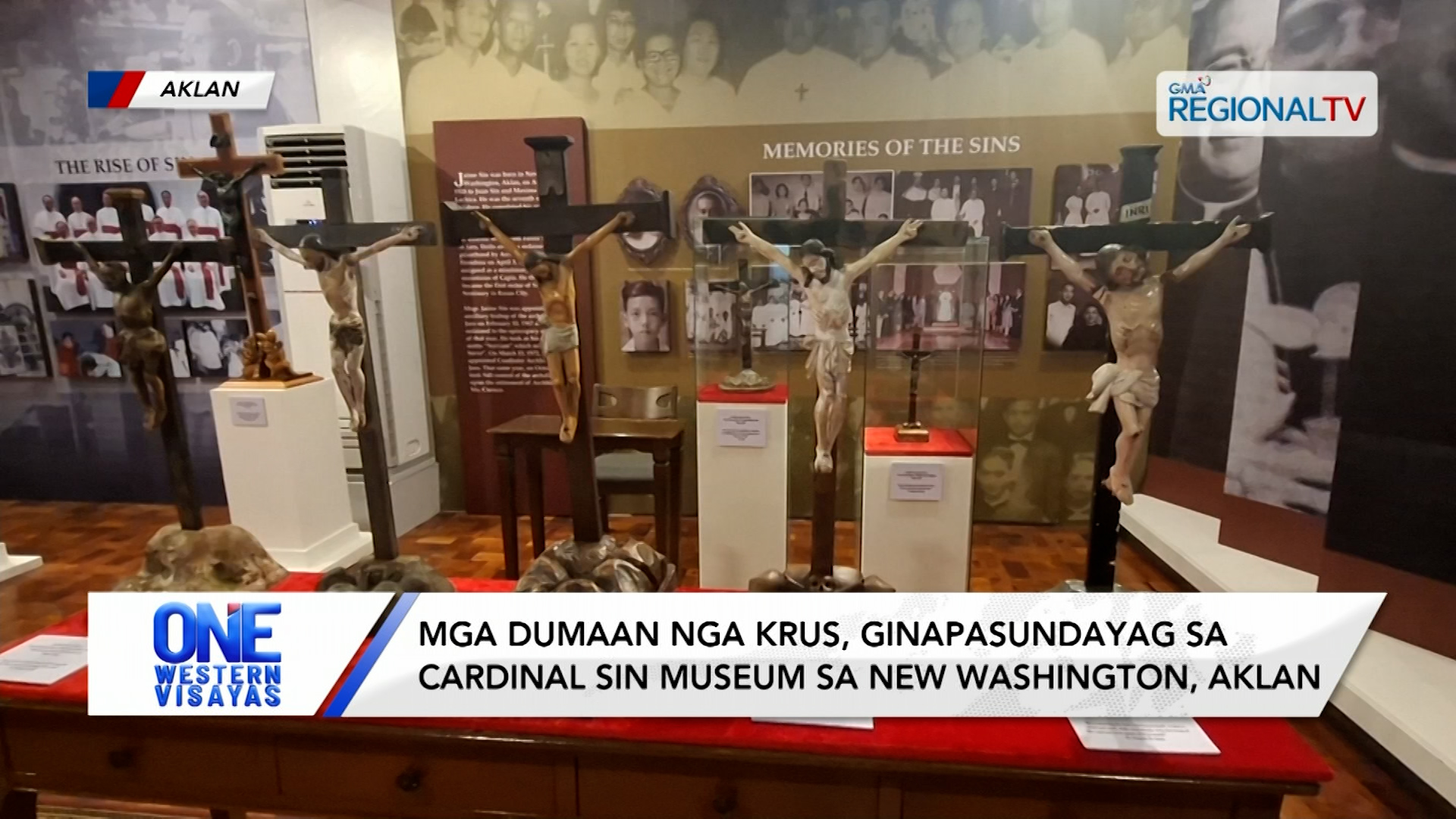 Mga dumaan nga krus, ginapasundayag sa Cardinal Sin Museum sa Aklan