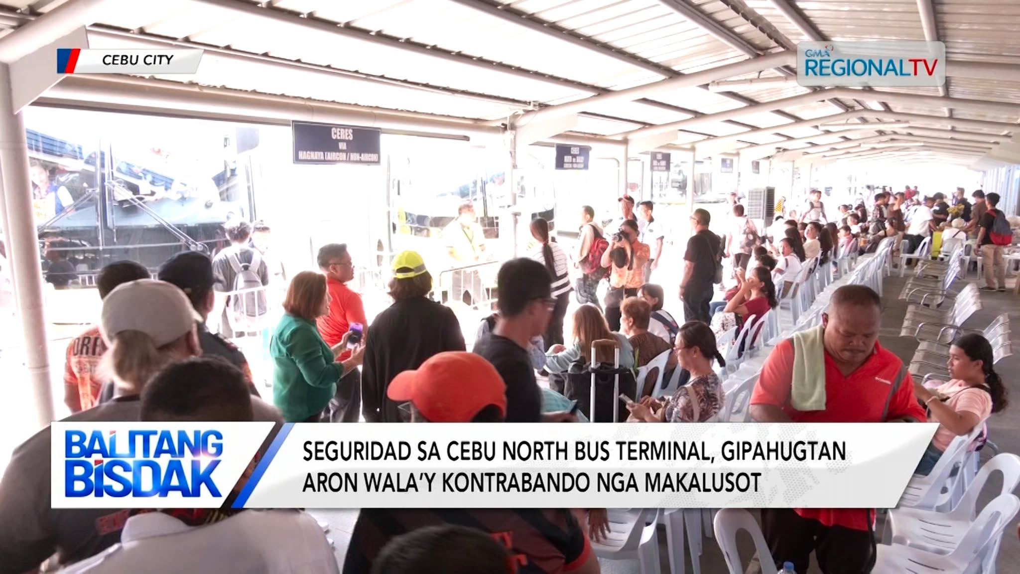 Seguridad sa Cebu North Bus Terminal, gipahugtan alang sa mga pasahero