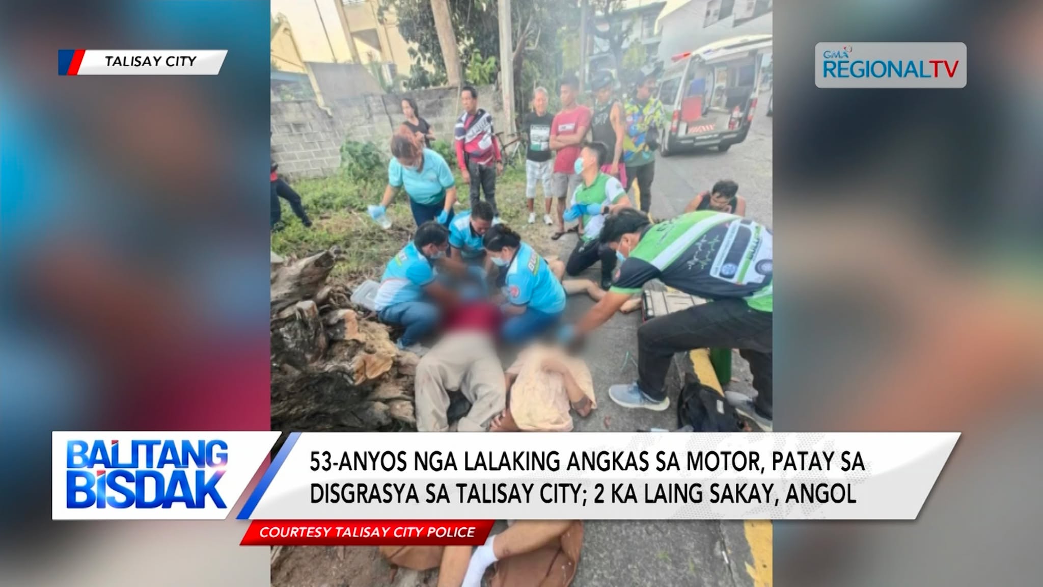 53-anyos nga lalaking angkas sa motor, patay sa disgrasya sa Talisay City