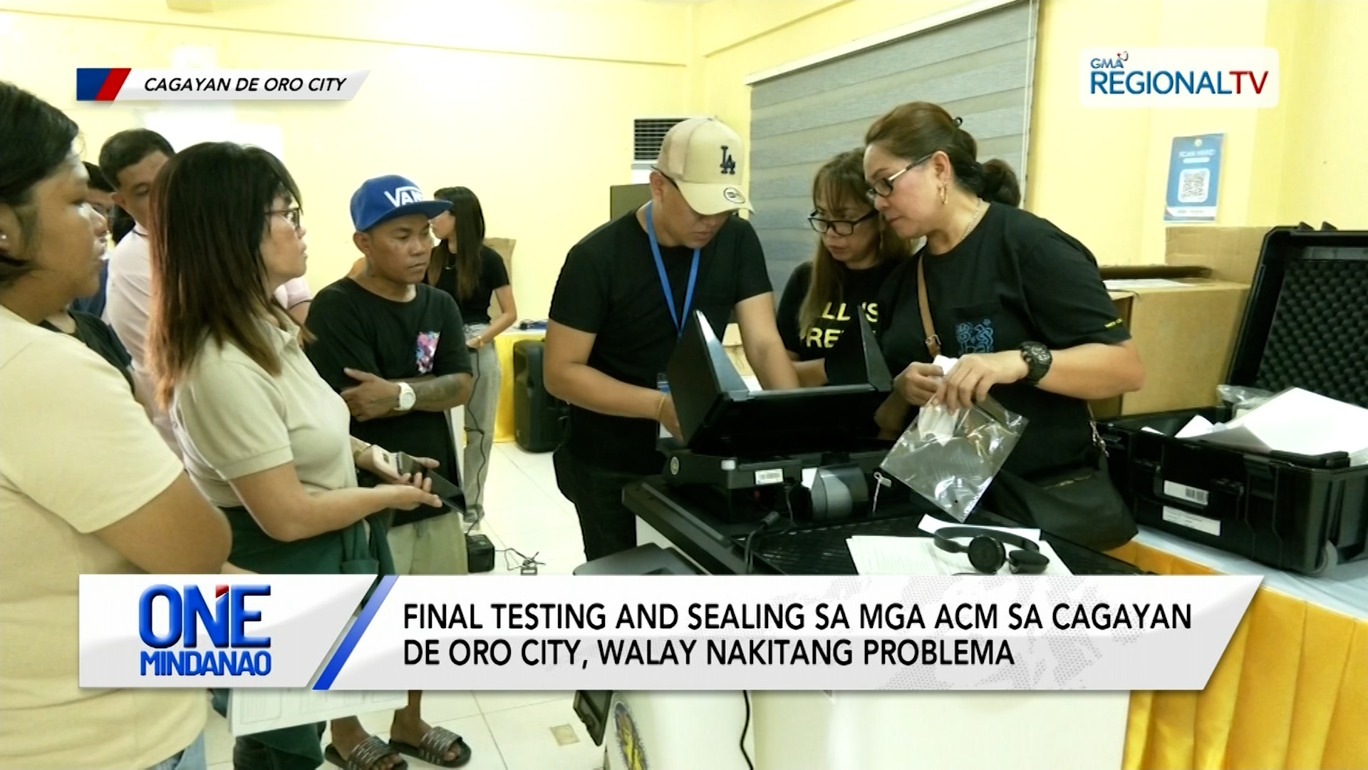Final testing and sealing sa mga ACM sa Lanao del Sur; 1 ka ACM, mipalya