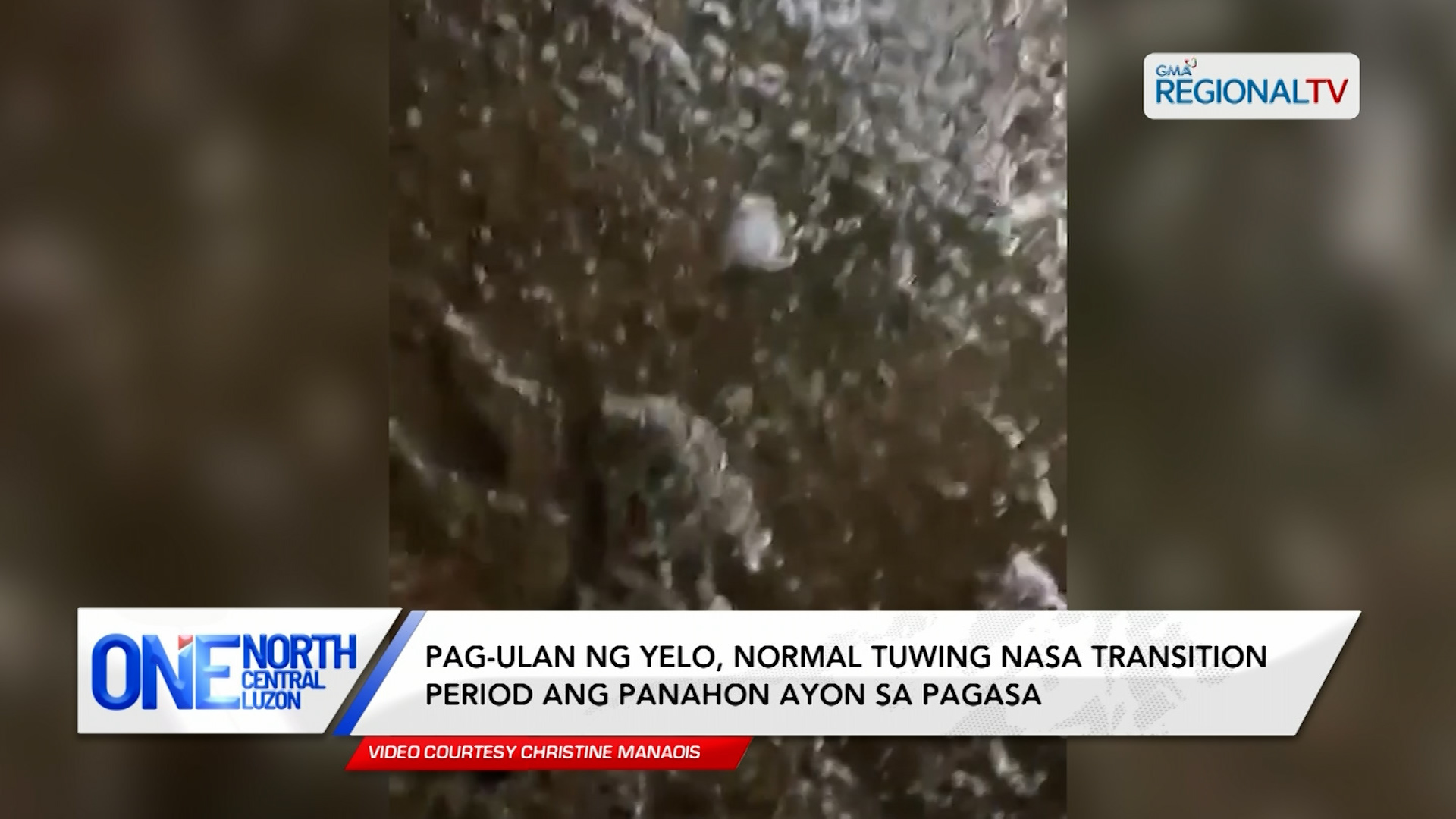 Pag-ulan ng yelo, naranasan sa ilang bayan sa Pangasinan
