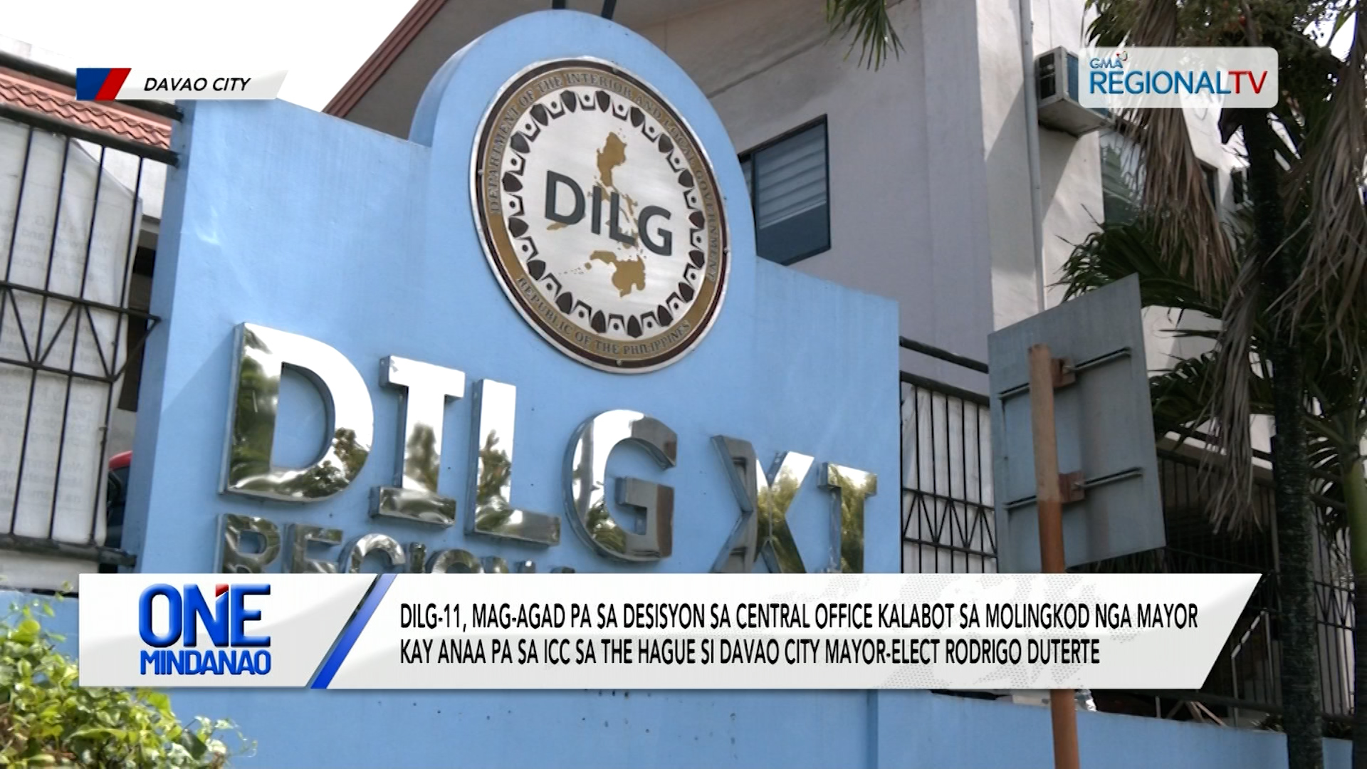 DILG-11, mag-agad pa sa desisyon sa central office sa molingkod nga mayor